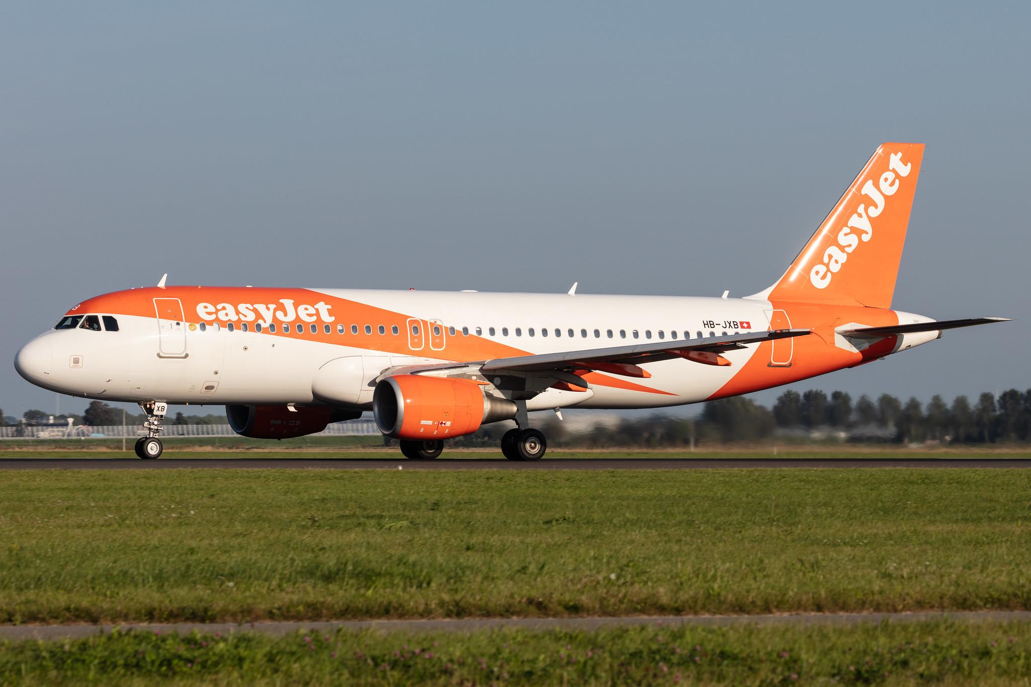 Amsterdam Schiphol: easyJet (U2 / EZY) | Operator: easyJet Switzerland |  Airbus A320-214 A320 | HB-JXB | MSN 5111