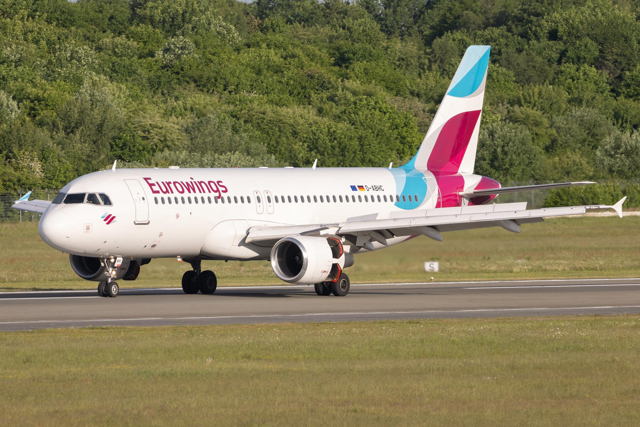 Hamburg Airport: Eurowings (EW / EWG) |  Airbus A320-214 A320 | D-ABHC | MSN 3594