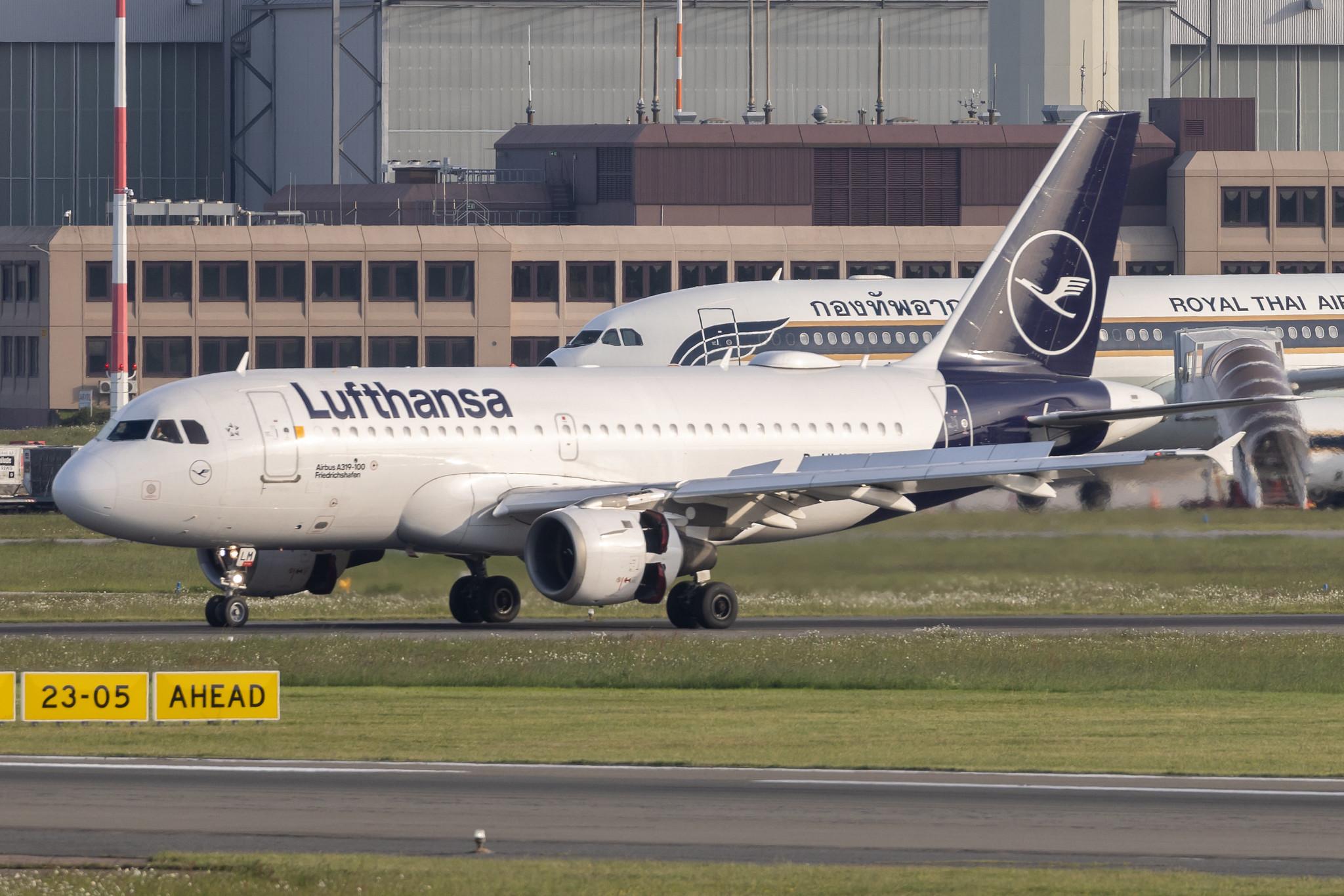Hamburg Airport: Lufthansa (LH / DLH) |  Airbus A319-114 A319 | D-AILM | MSN 0694