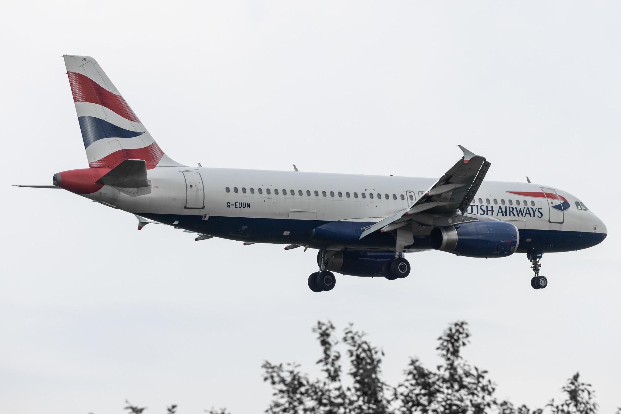 Hamburg Airport: British Airways (BA / BAW) |  Airbus A320-232 A320 | G-EUUN | MSN 1910
