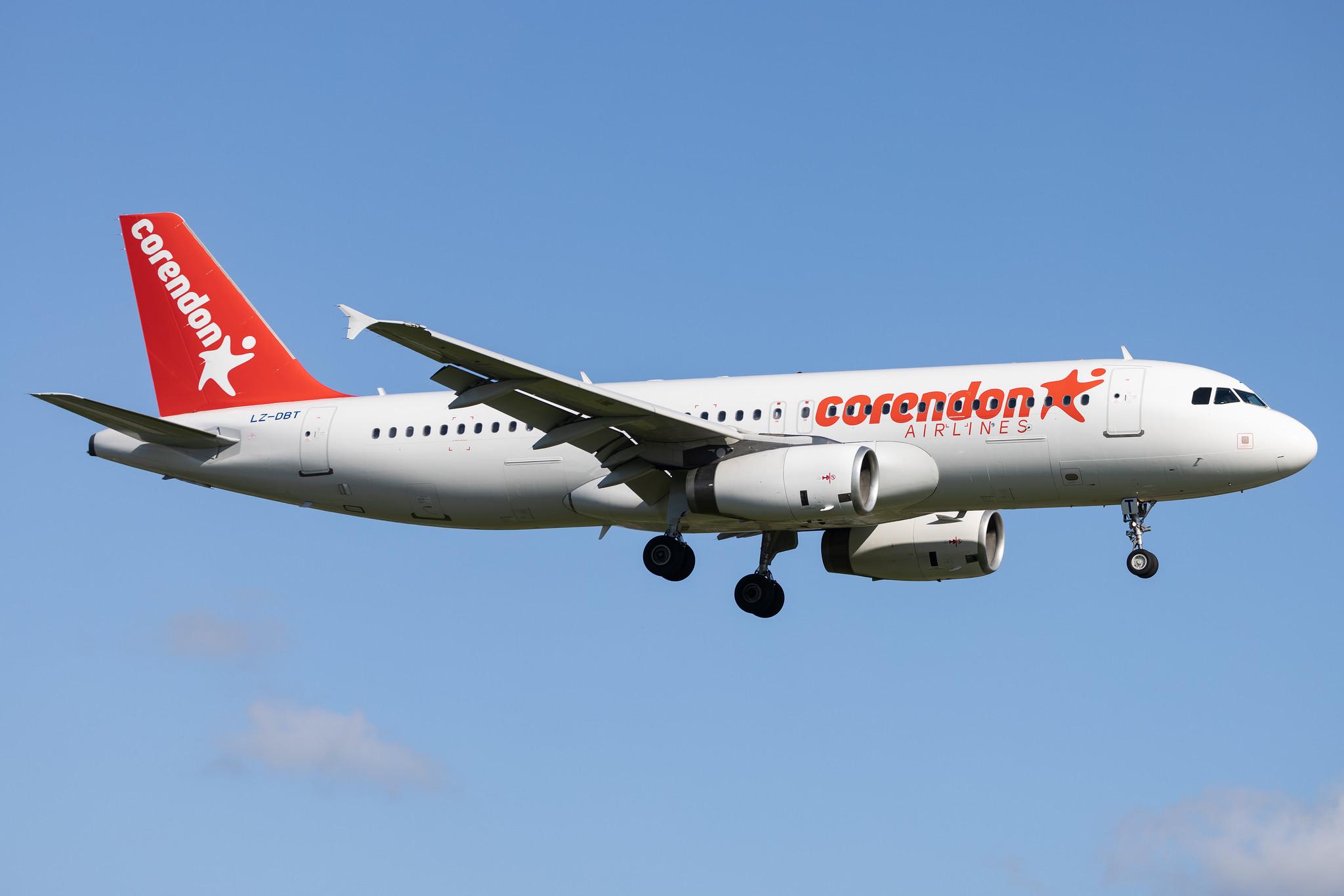 Hamburg Airport: Corendon Airlines (XC / CAI) | Operator: BH Air |  Airbus A320-232 A320 | LZ-DBT | MSN 2908