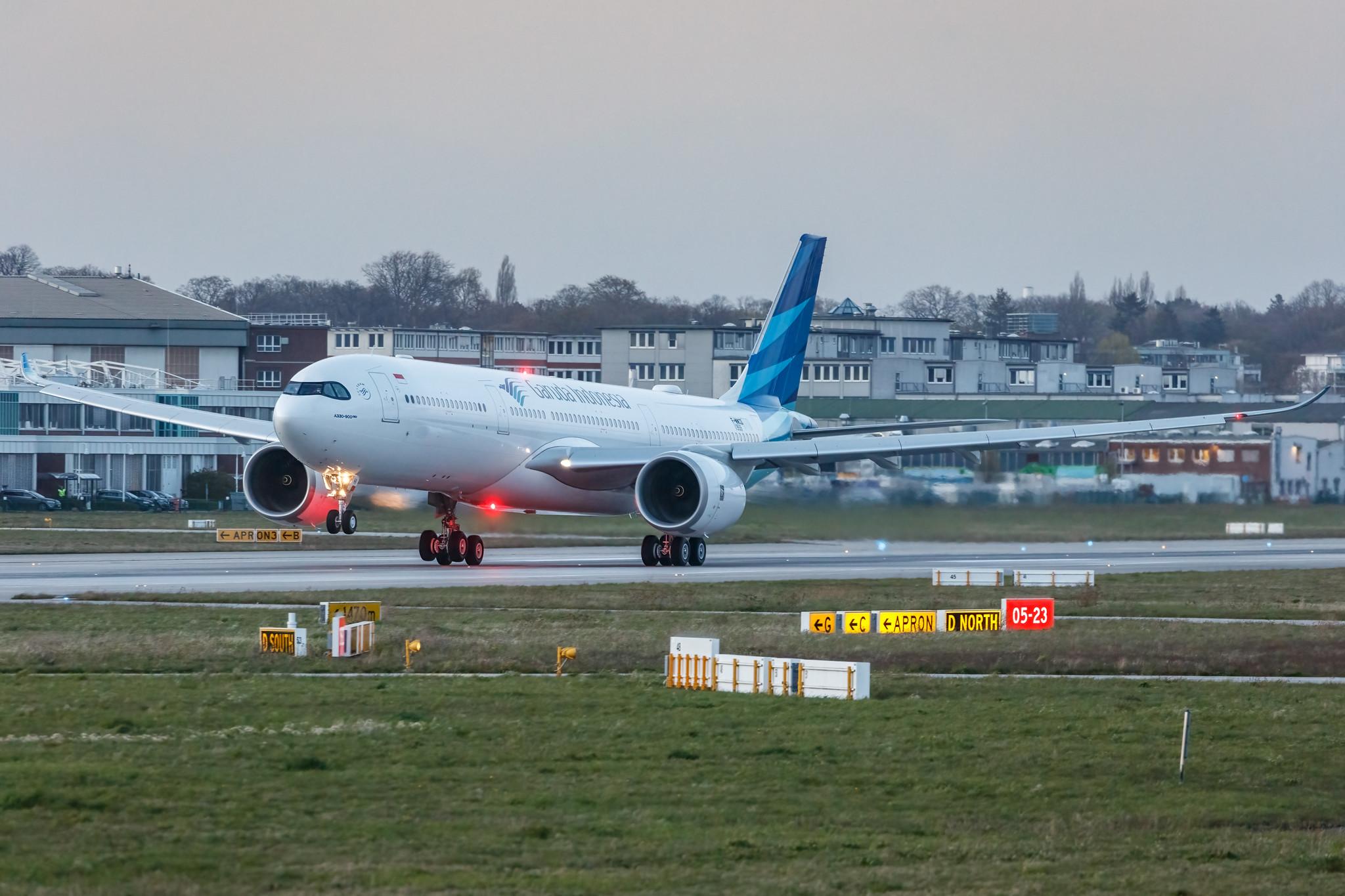 Hamburg Finkenwerder: Garuda Indonesia (GA / GIA) |  Airbus A330-941 A332 | F-WWCD (PK-GHI) | MSN 1959