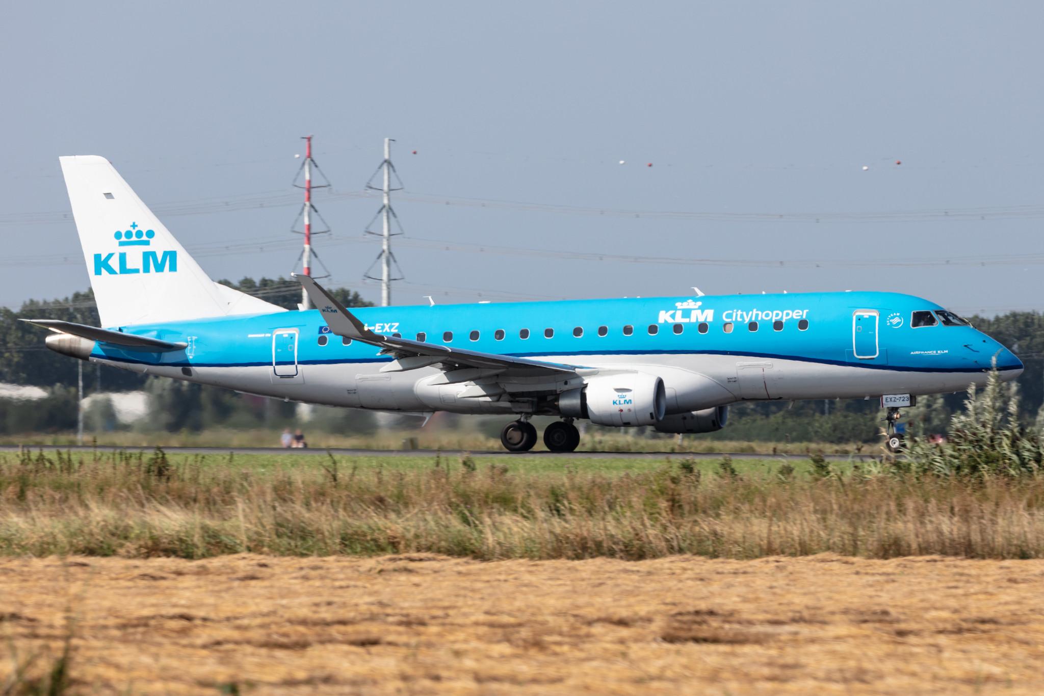 Amsterdam Schiphol: KLM (KL / KLM) | Operator: KLM Cityhopper |  Embraer E175STD E75L | PH-EXZ | MSN 17000723
