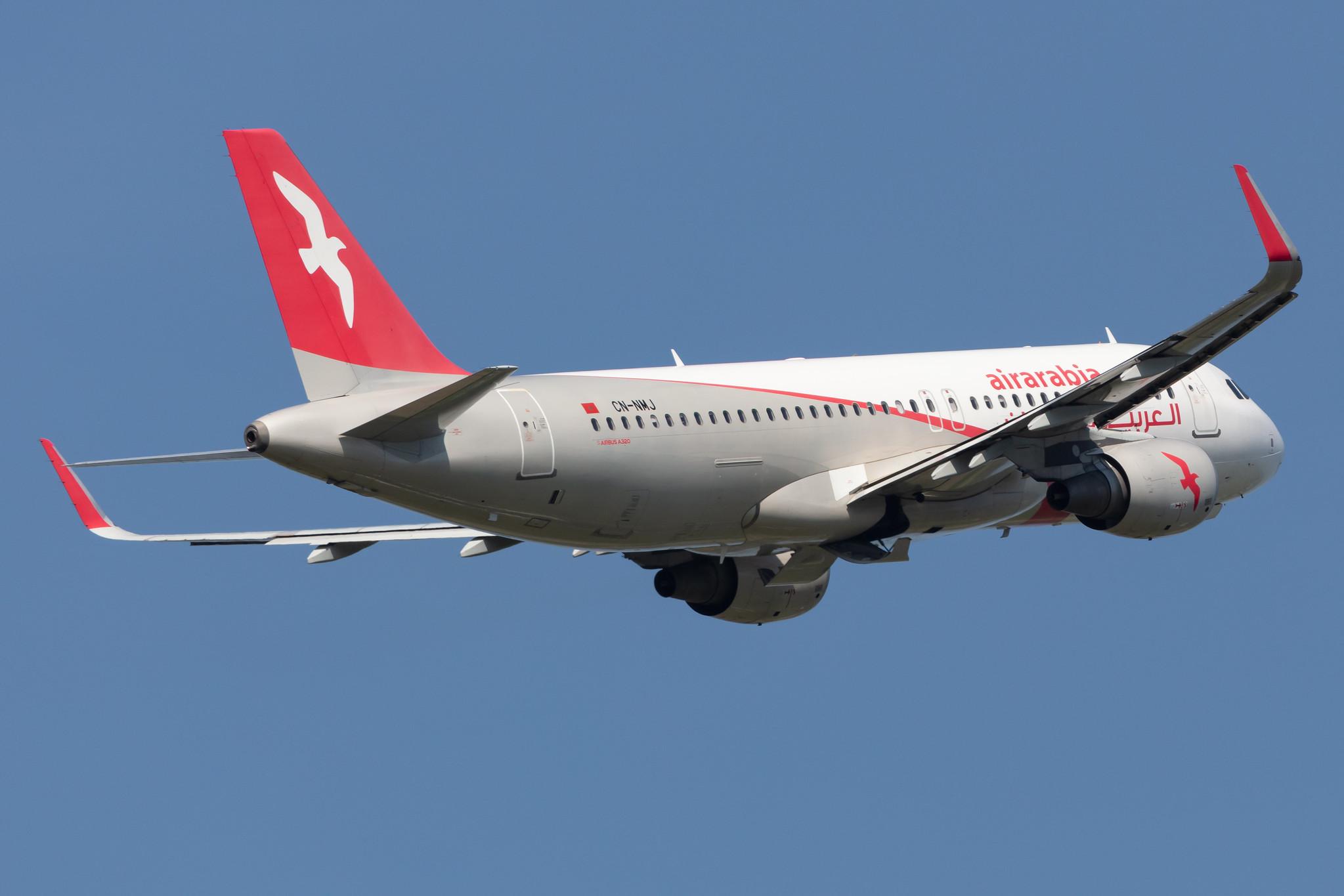 Amsterdam Schiphol: Air Arabia (G9 / ABY) | Operator: Air Arabia Maroc |  Airbus A320-214 A320 | CN-NMJ | MSN 6896