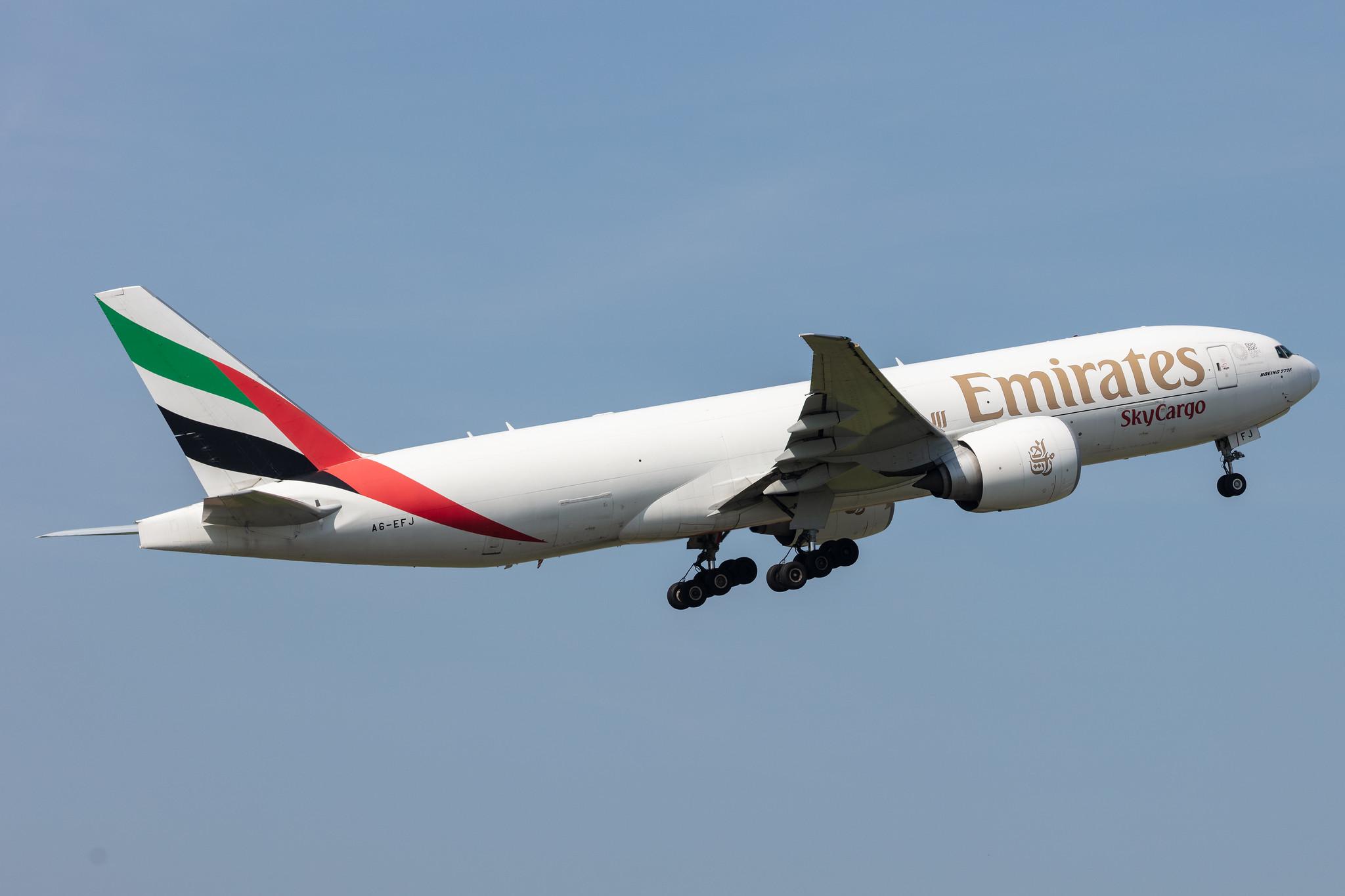 Amsterdam Schiphol: Emirates SkyCargo (EK / UAE) | Operator: Emirates |  Boeing 777-F1H B77L | A6-EFJ | MSN 35610