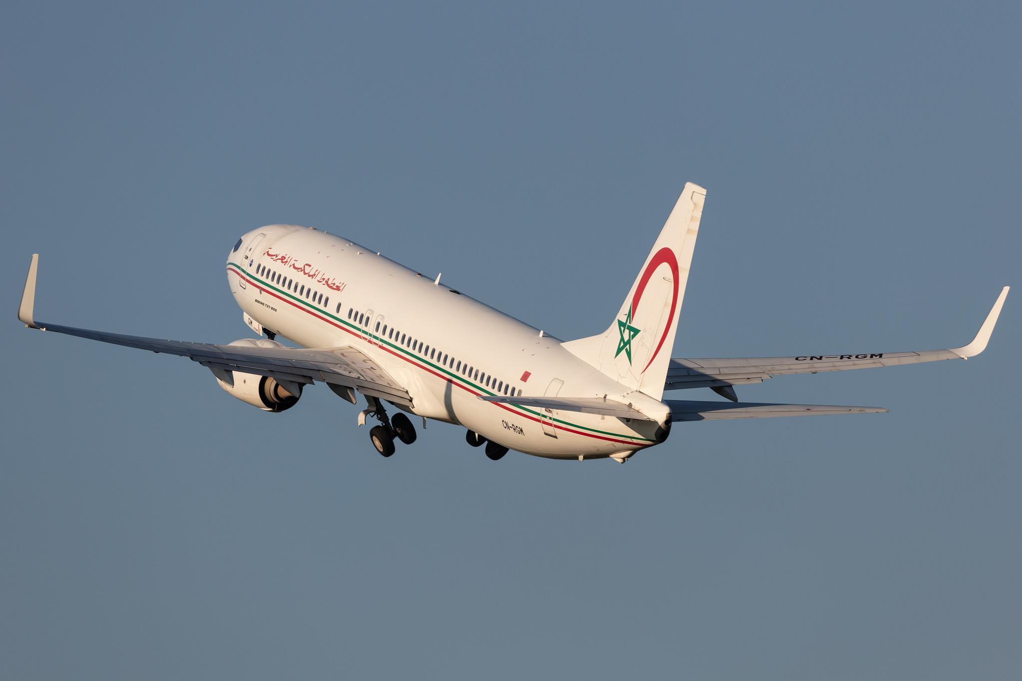 Amsterdam Schiphol: Royal Air Maroc (AT / RAM) |  Boeing 737-8B6 B738 | CN-RGM | MSN 33074