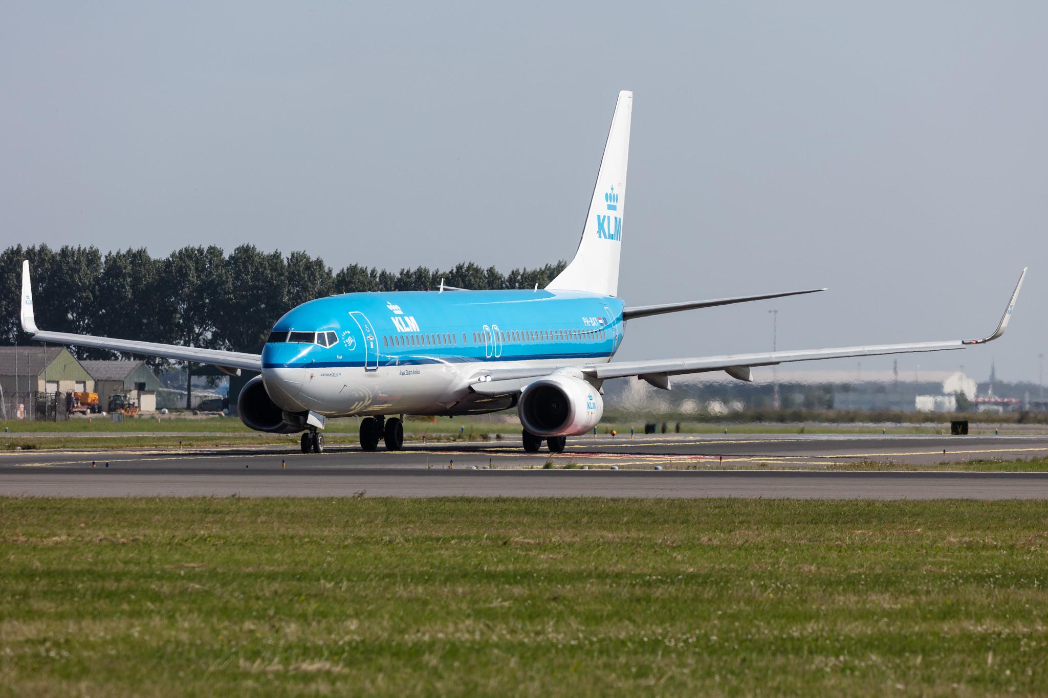 Amsterdam Schiphol: KLM (KL / KLM) |  Boeing 737-8K2 B738 | PH-BXY | MSN 30372