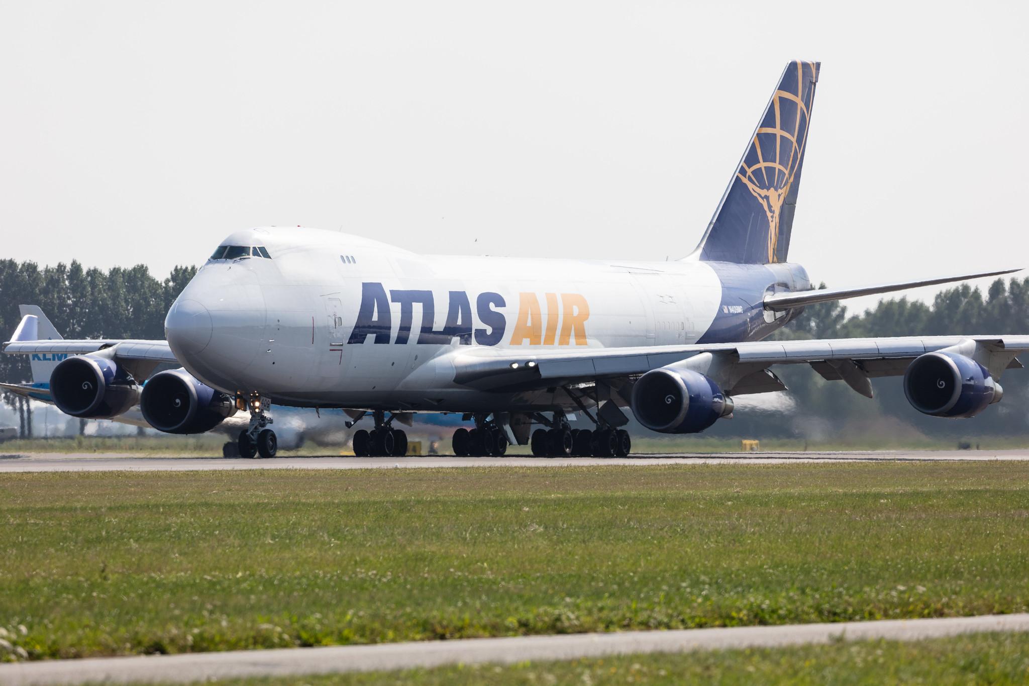 Amsterdam Schiphol: Atlas Air (5Y / GTI) |  Boeing 747-47U(F) B744 | N409MC | MSN 30558