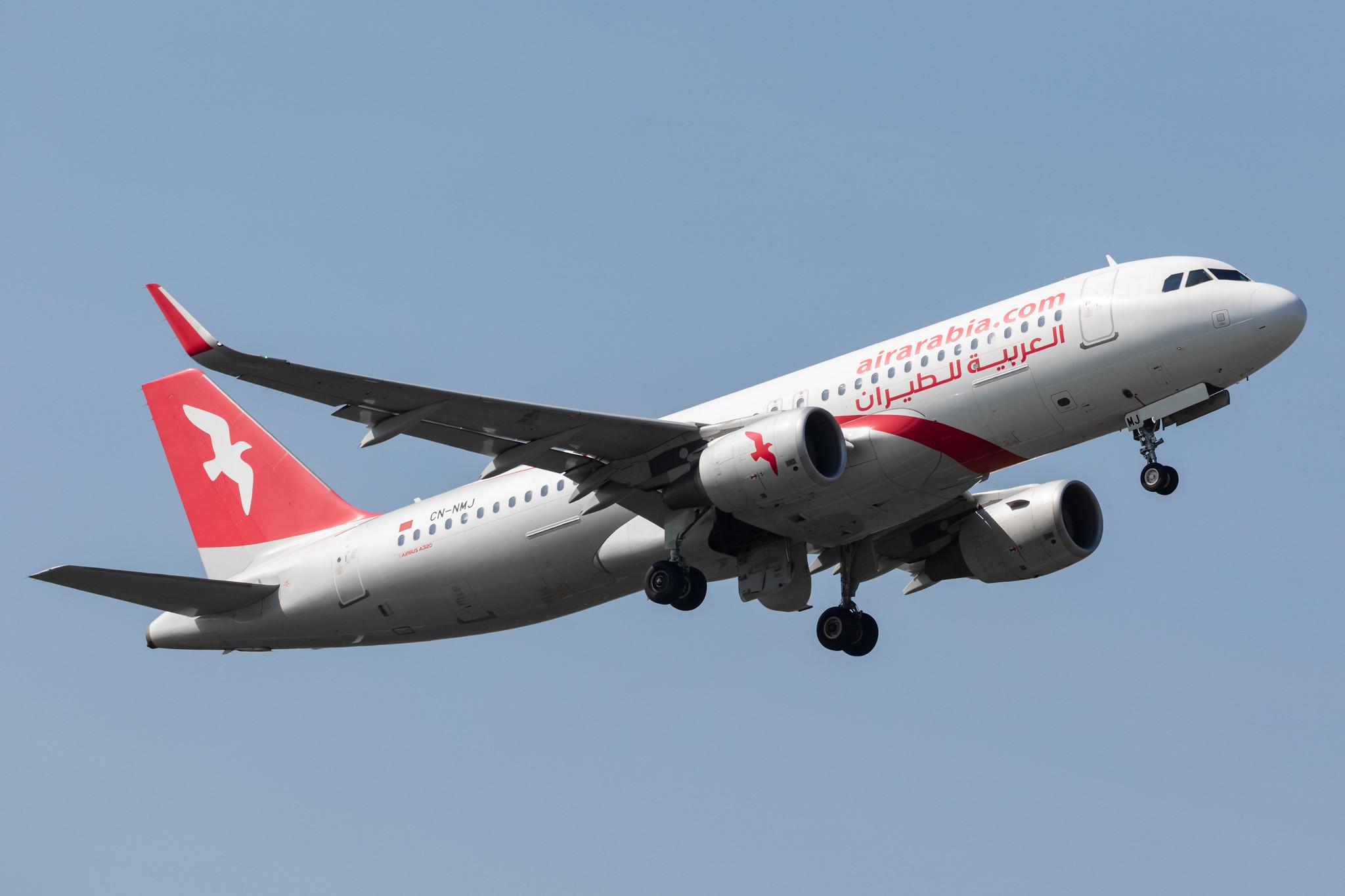 Amsterdam Schiphol: Air Arabia (G9 / ABY) | Operator: Air Arabia Maroc |  Airbus A320-214 A320 | CN-NMJ | MSN 6896