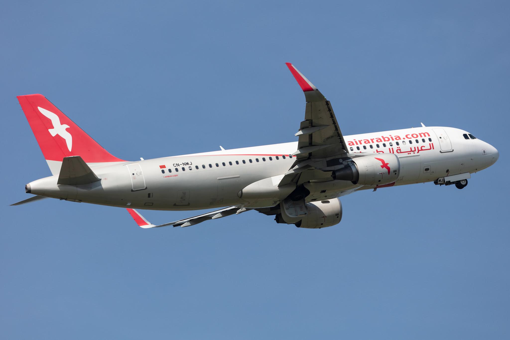 Amsterdam Schiphol: Air Arabia (G9 / ABY) | Operator: Air Arabia Maroc |  Airbus A320-214 A320 | CN-NMJ | MSN 6896