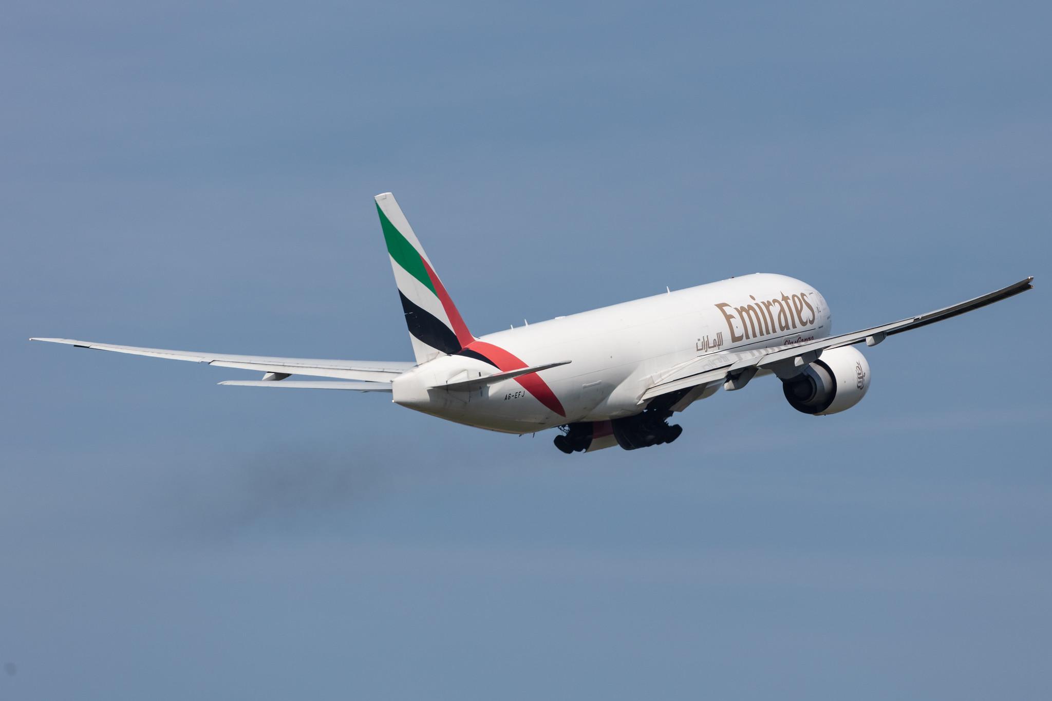 Amsterdam Schiphol: Emirates SkyCargo (EK / UAE) | Operator: Emirates |  Boeing 777-F1H B77L | A6-EFJ | MSN 35610