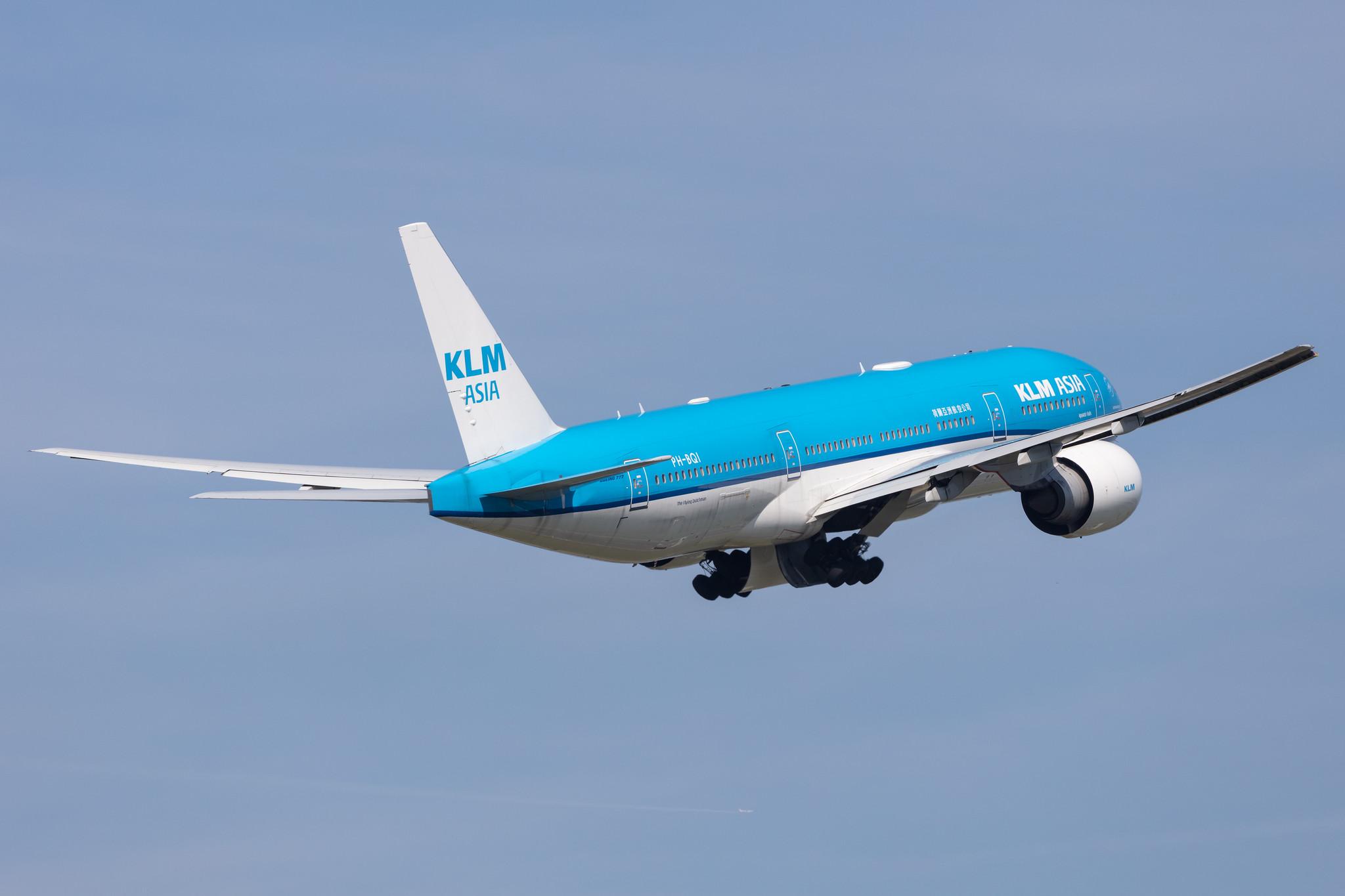 Amsterdam Schiphol: KLM (KL / KLM) |  Boeing 777-206(ER) B772 | PH-BQI | MSN 33714