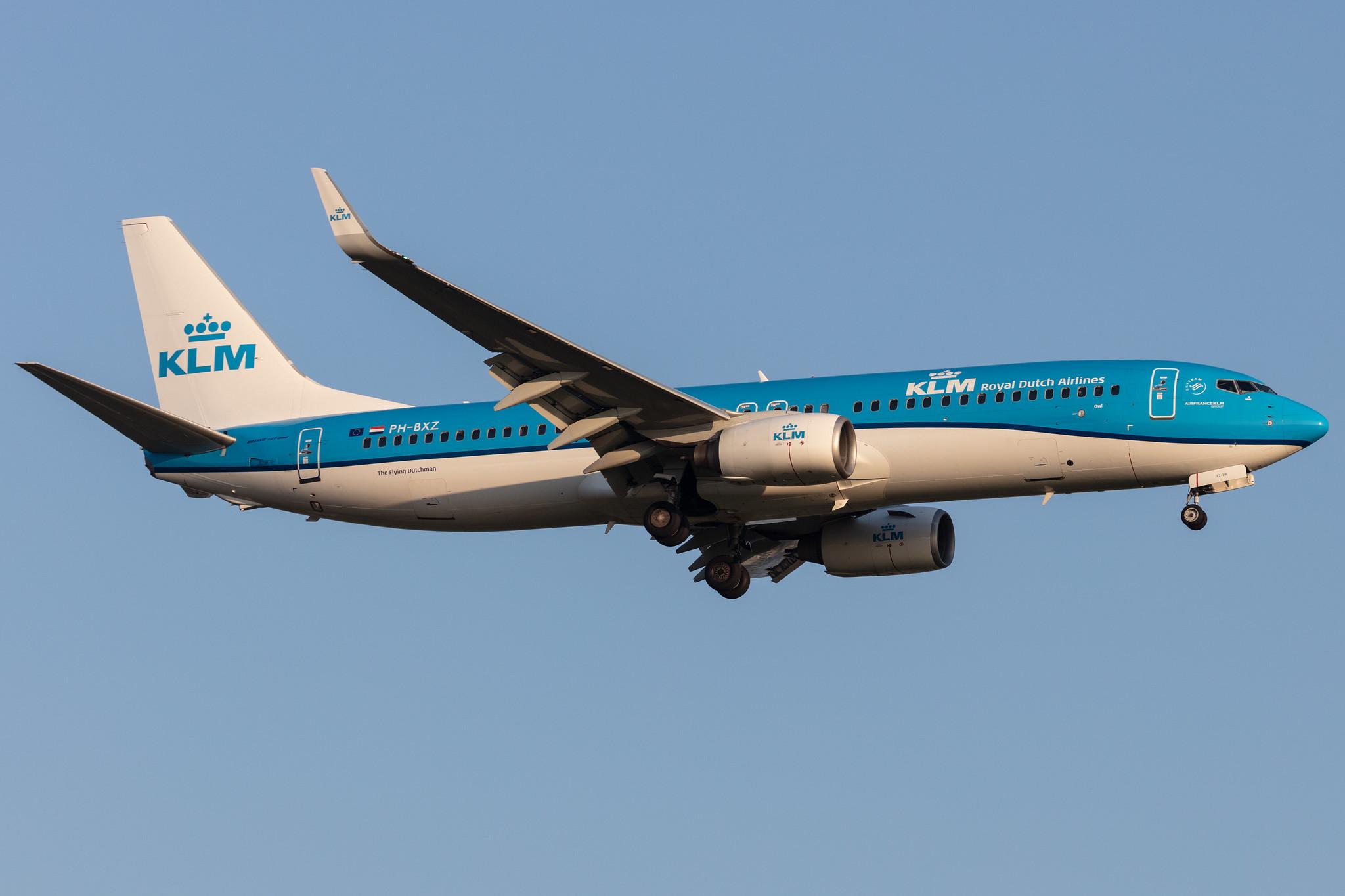 Amsterdam Schiphol: KLM (KL / KLM) |  Boeing 737-8K2 B738 | PH-BXZ | MSN 30368