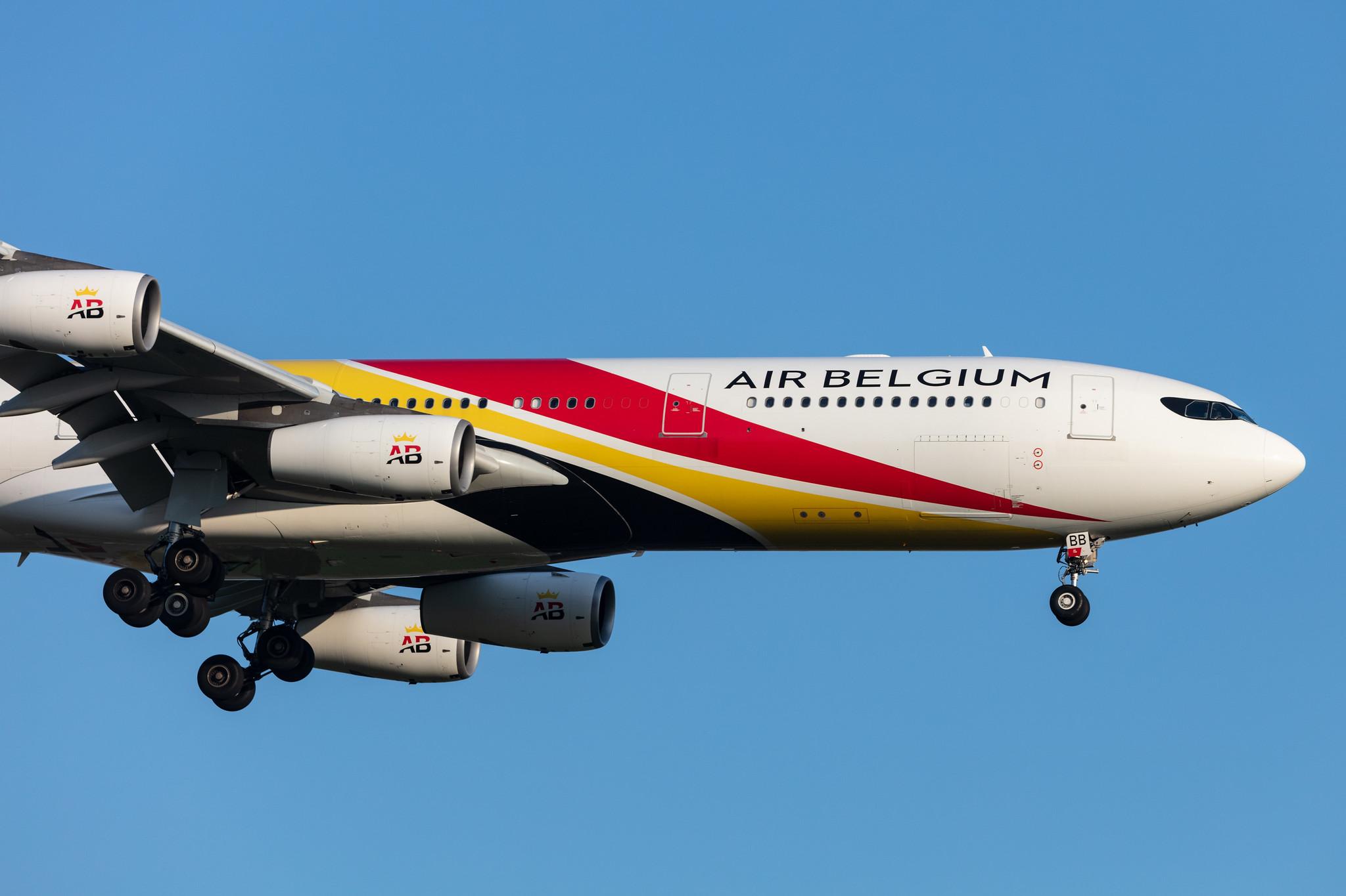 Amsterdam Schiphol: Air Belgium (KF / ABB) |  Airbus A340-313 A343 | OO-ABB | MSN 0844