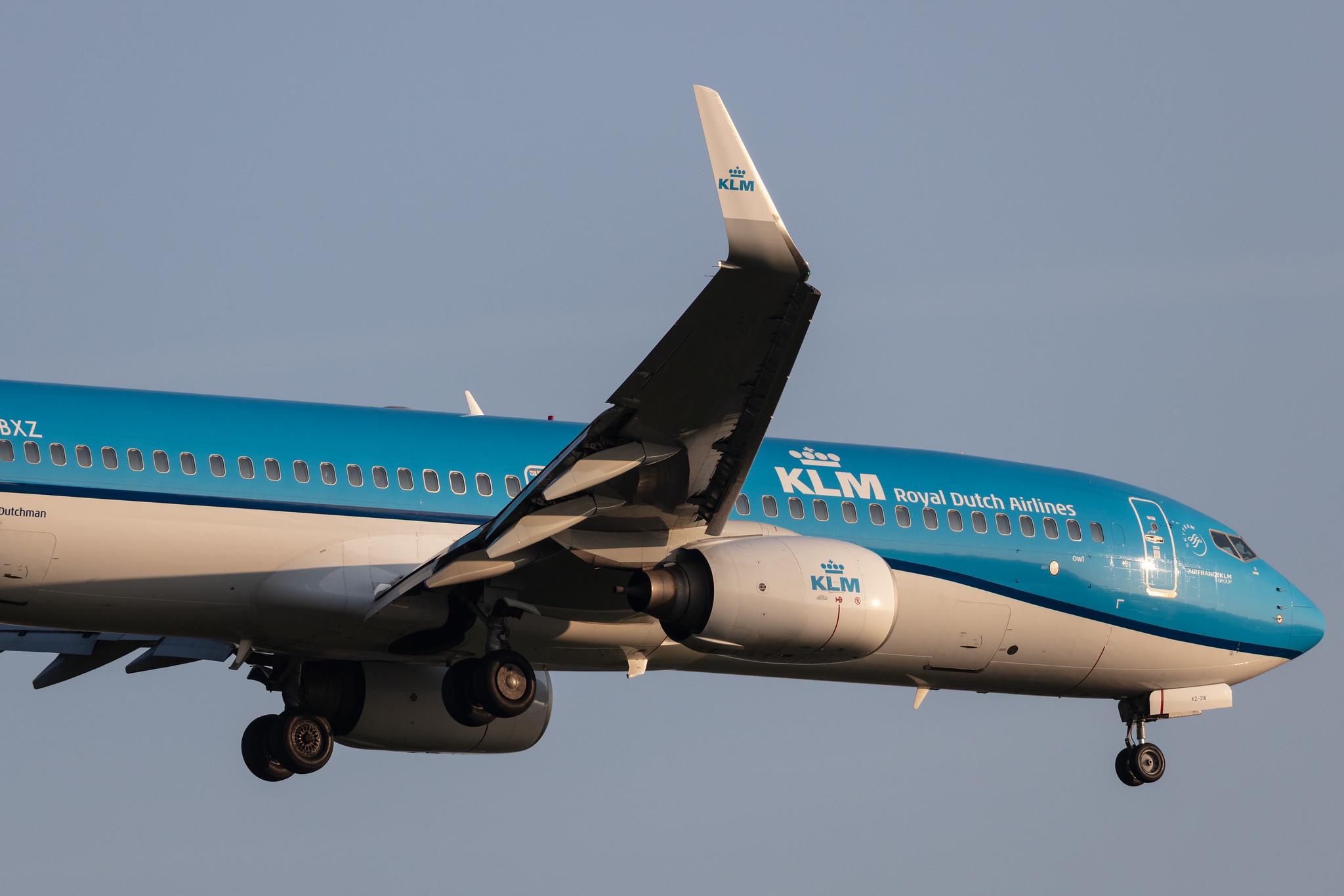 Amsterdam Schiphol: KLM (KL / KLM) |  Boeing 737-8K2 B738 | PH-BXZ | MSN 30368