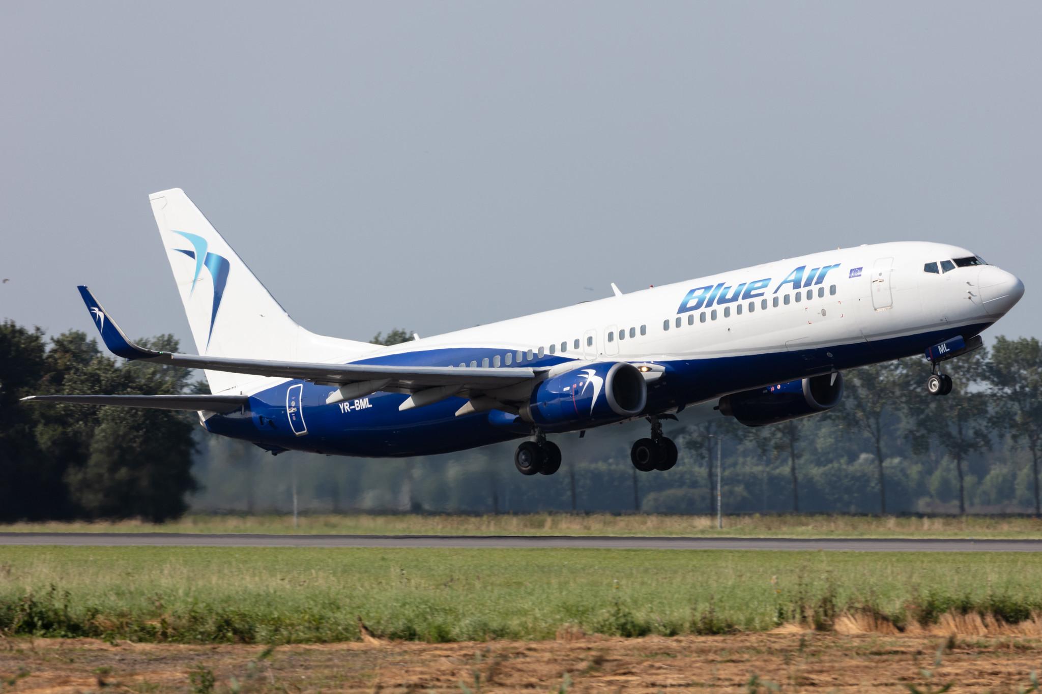 Amsterdam Schiphol: Blue Air (0B / BLA) |  Boeing 737-82R B738 | YR-BML | MSN 40697