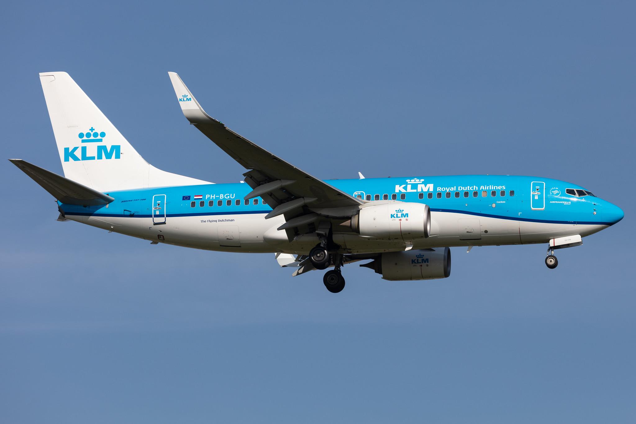 Amsterdam Schiphol: KLM (KL / KLM) |  Boeing 737-7K2 B737 | PH-BGU | MSN 39257