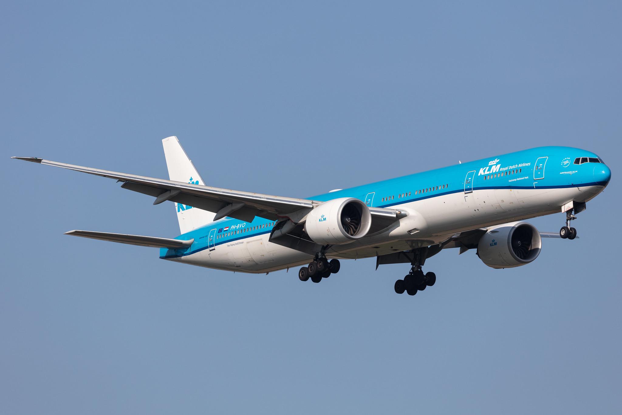 Amsterdam Schiphol: KLM (KL / KLM) |  Boeing 777-306(ER) B77W | PH-BVO | MSN 35946