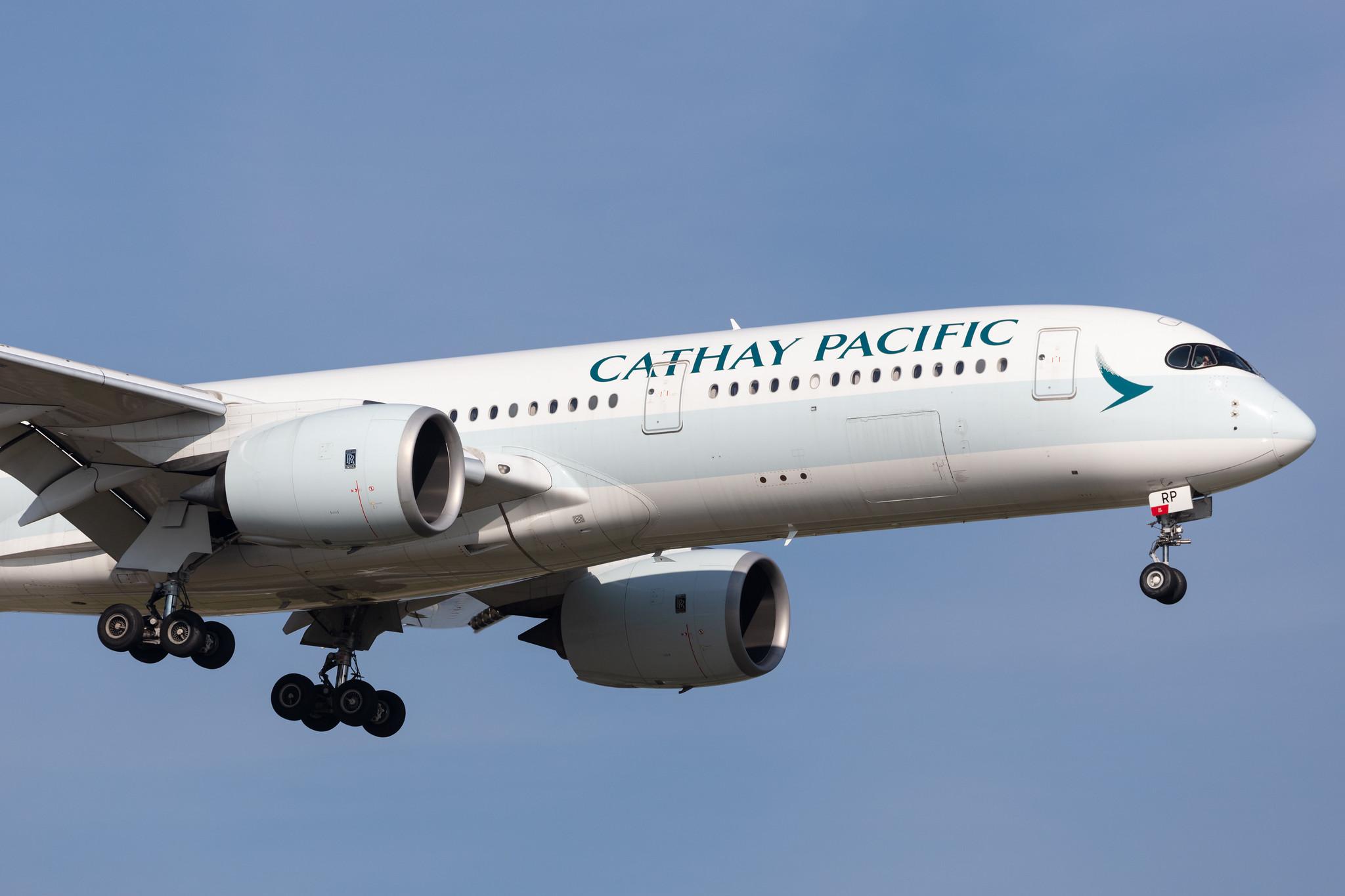 Amsterdam Schiphol: Cathay Pacific (CX / CPA) |  Airbus A350-941 A359 | B-LRP | MSN 101