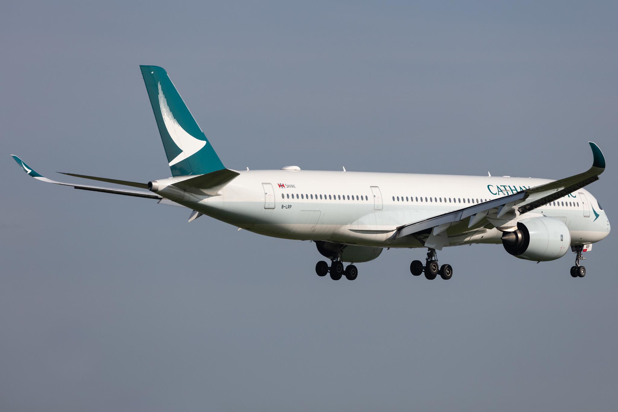 Amsterdam Schiphol: Cathay Pacific (CX / CPA) |  Airbus A350-941 A359 | B-LRP | MSN 101