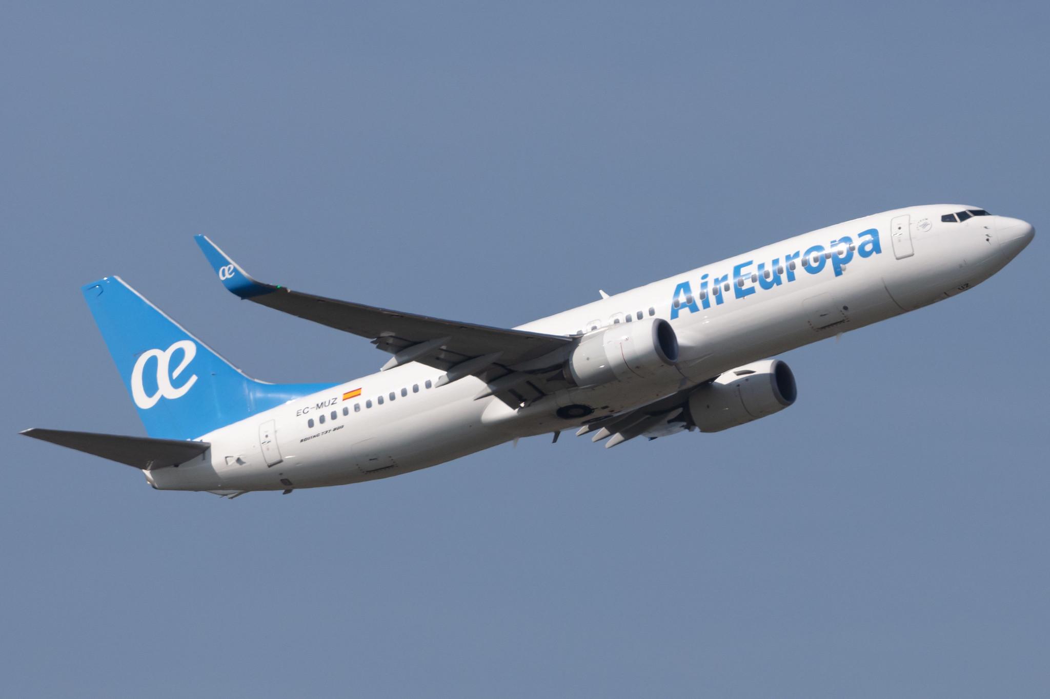 Amsterdam Schiphol: Air Europa (UX / AEA) |  Boeing 737-85P B738 | EC-MUZ | MSN 60589