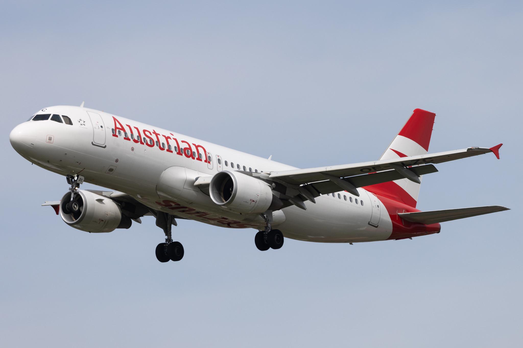 Hamburg Airport: Austrian Airlines (OS / AUA) |  Airbus A320-214 A320 | OE-LZC | MSN 5278