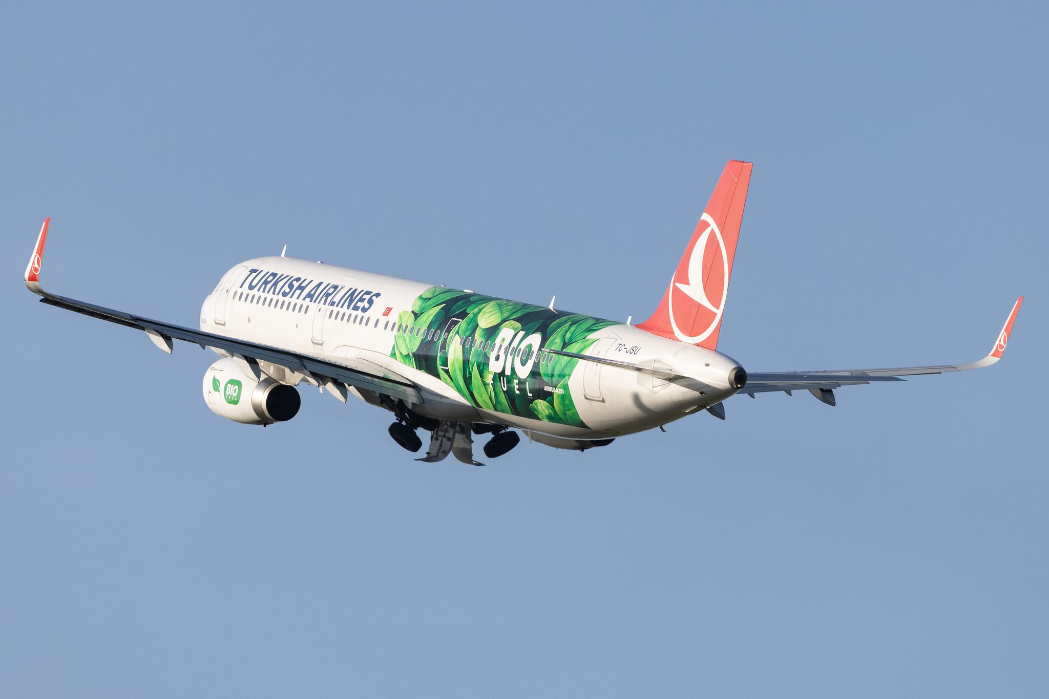 Hamburg Airport: Turkish Airlines (TK / THY) | Operator: Bio Fuel Livery |  Airbus A321-231 A321 | TC-JSU | MSN 6709
