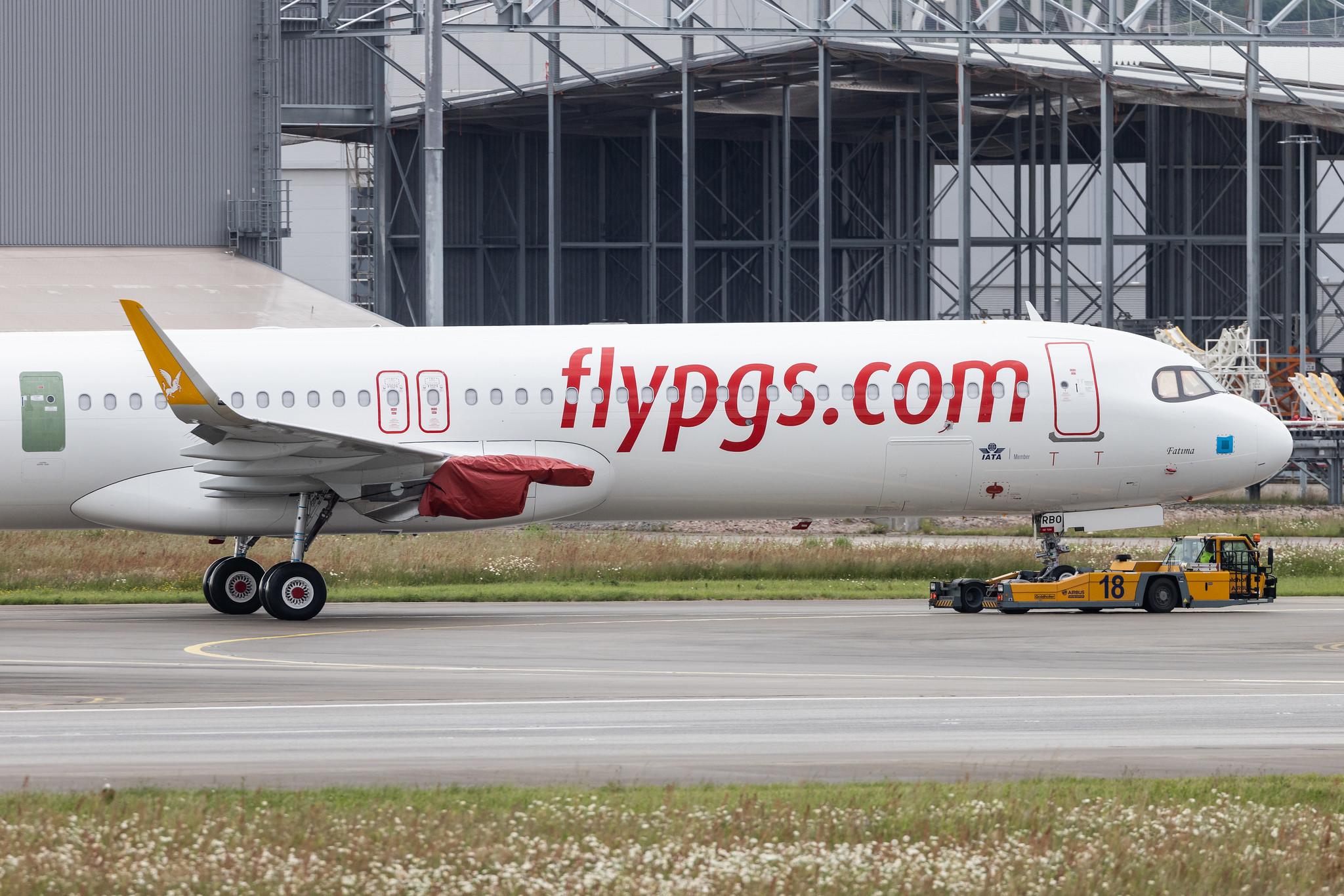 Hamburg Finkenwerder: Pegasus (PC / PGT) |  Airbus A321-251NX A21N | D-AVWZ (TC-RBO) | MSN 10814