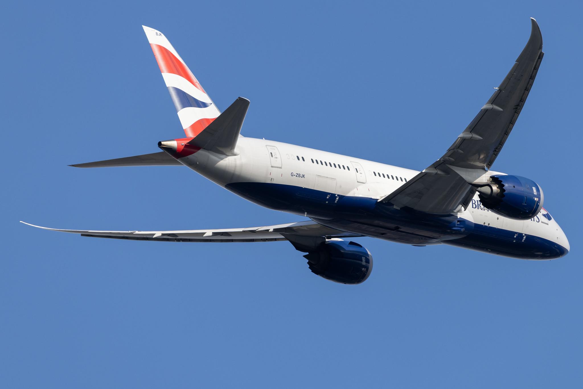 London Heathrow: British Airways (BA / BAW) |  Boeing 787-8 Dreamliner B788 | G-ZBJK | MSN 60630