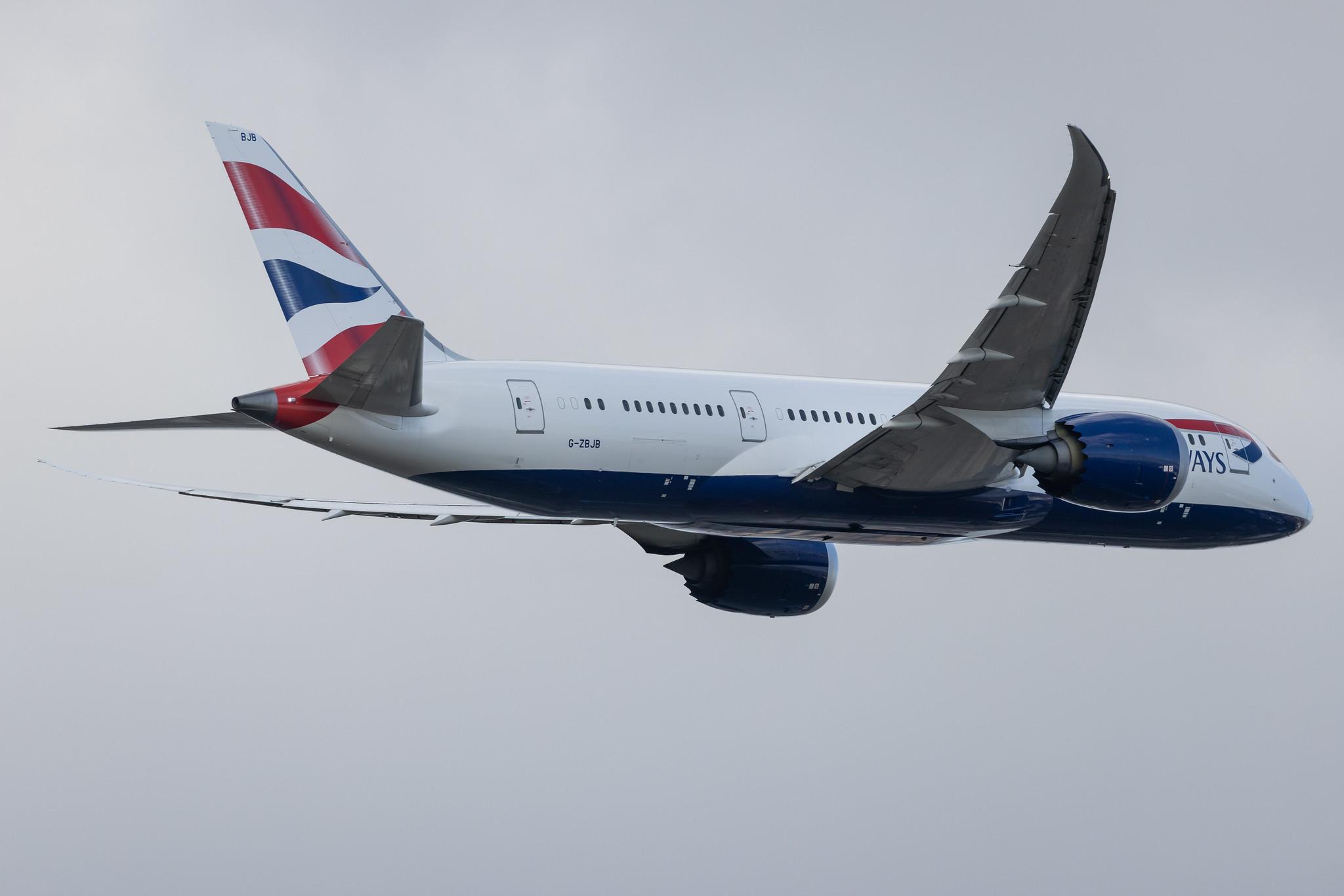 London Heathrow: British Airways (BA / BAW) |  Boeing 787-8 Dreamliner B788 | G-ZBJB | MSN 38610