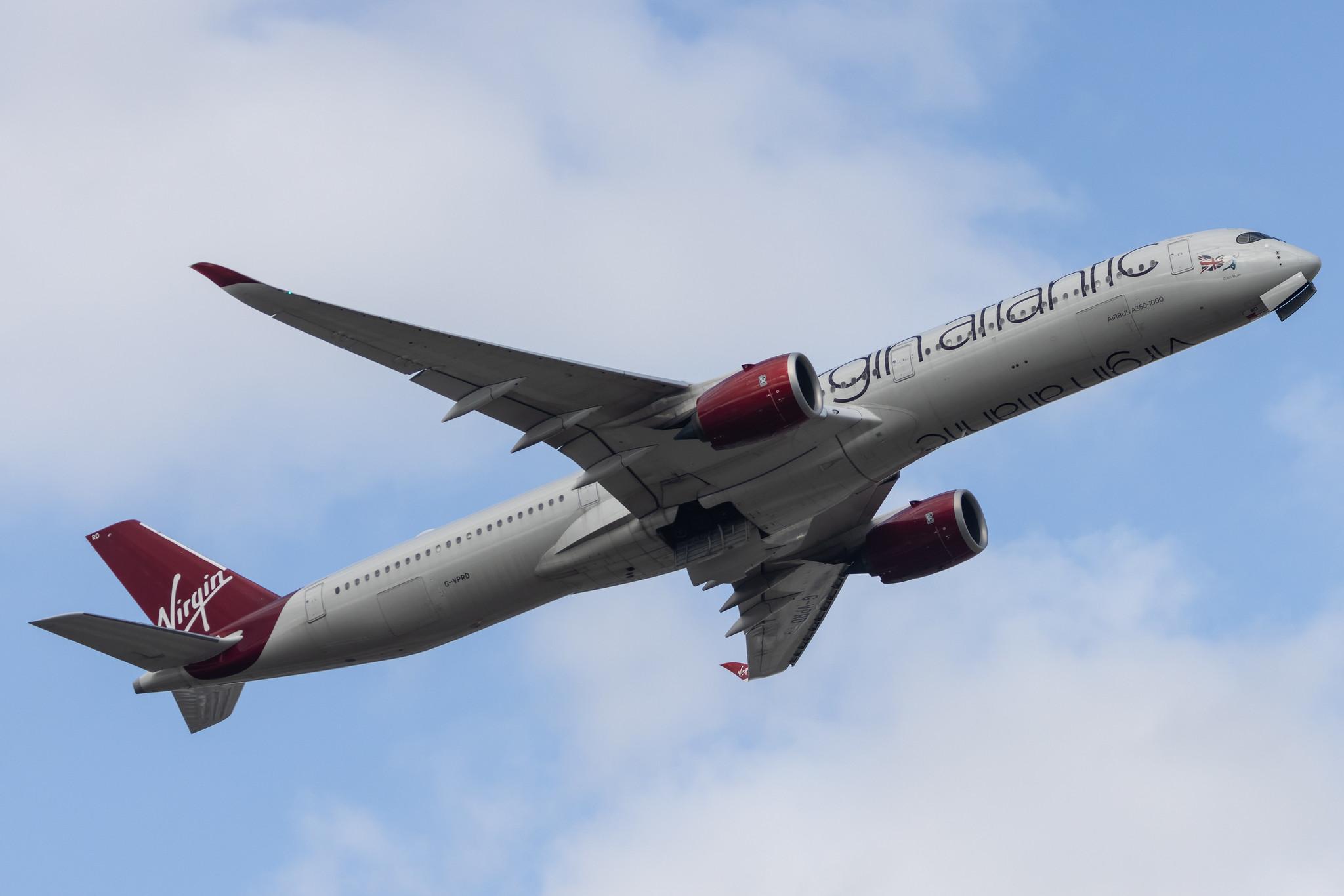 London Heathrow: Virgin Atlantic (VS / VIR) |  Airbus A350-1041 A35K | G-VPRD | MSN 319
