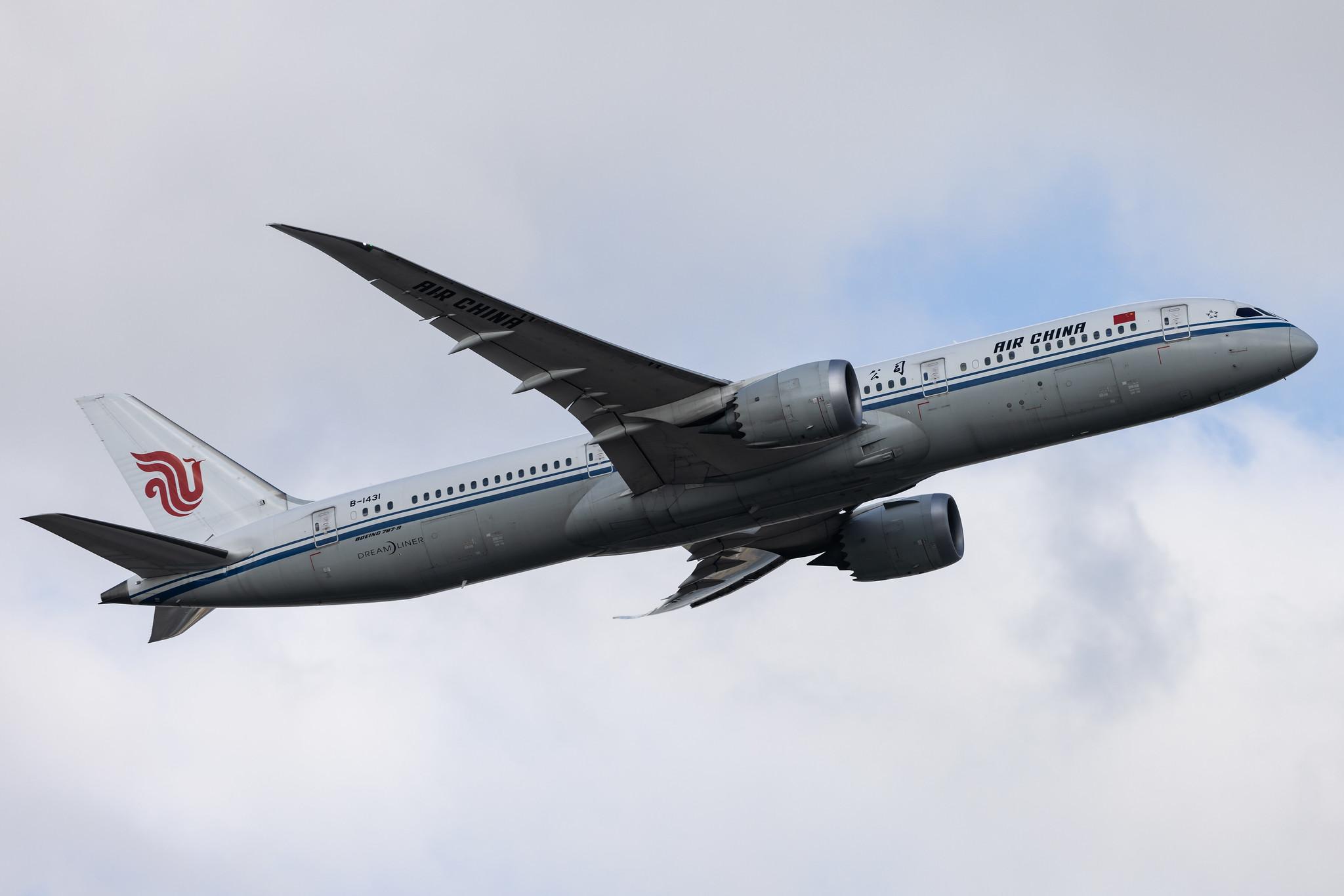 London Heathrow: Air China (CA / CCA) |  Boeing 787-9 Dreamliner B789 | B-1431 | MSN 34313