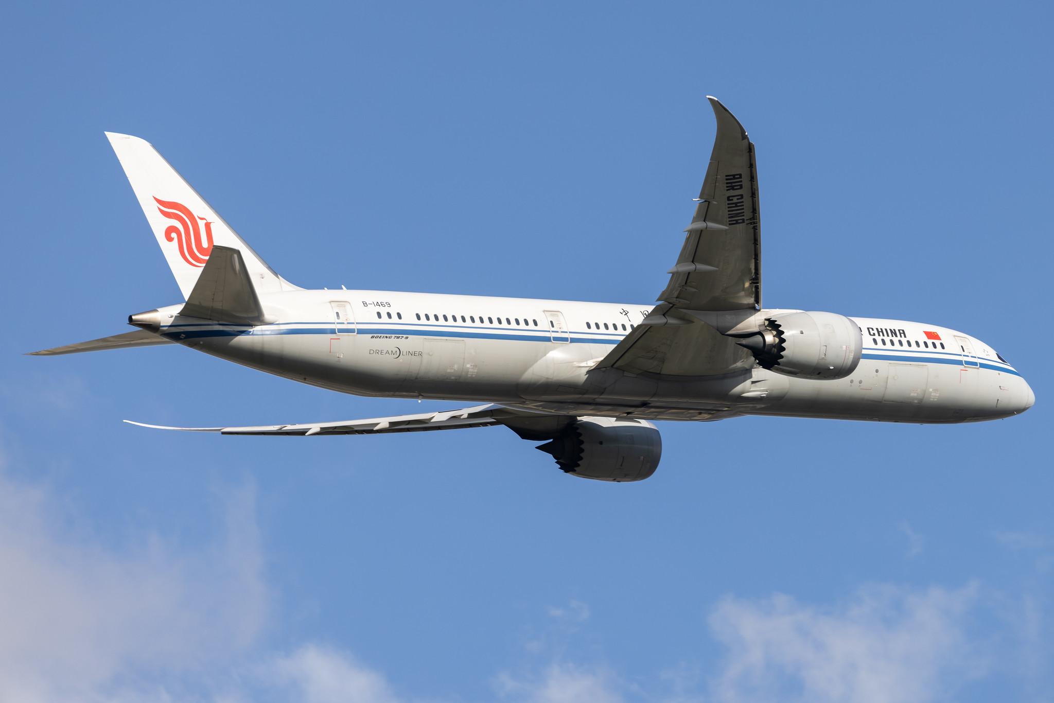 London Heathrow: Air China (CA / CCA) |  Boeing 787-9 Dreamliner B789 | B-1469 | MSN 34317