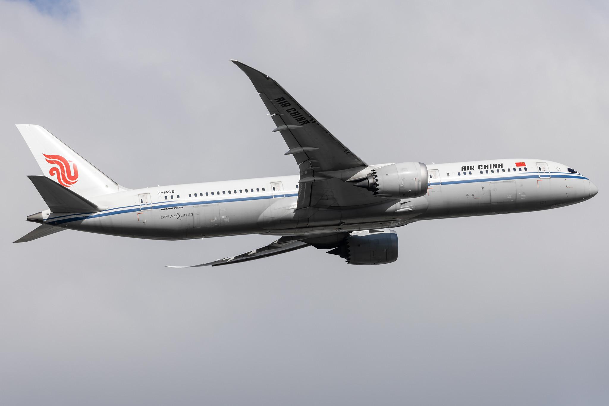 London Heathrow: Air China (CA / CCA) |  Boeing 787-9 Dreamliner B789 | B-1469 | MSN 34317
