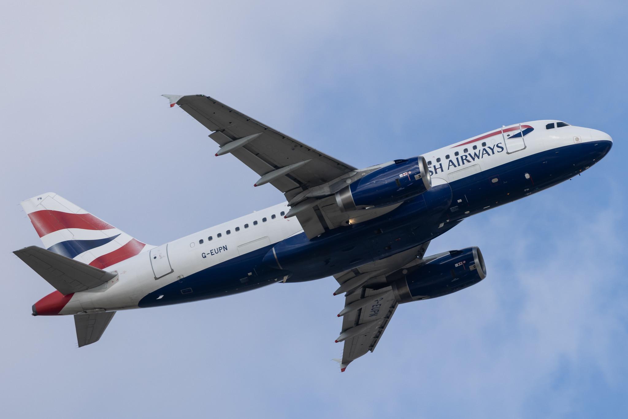 London Heathrow: British Airways (BA / BAW) |  Airbus A319-131 A319 | G-EUPN | MSN 1261