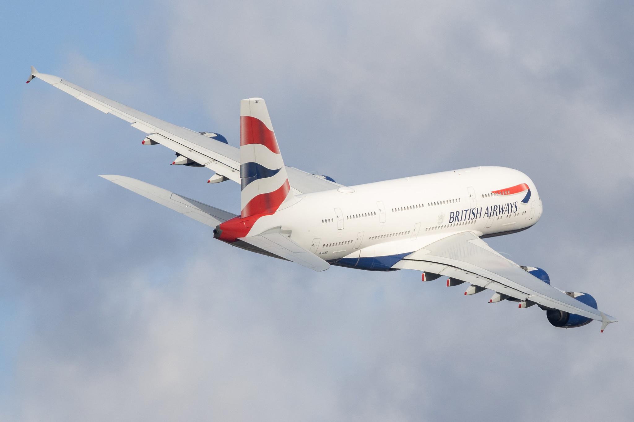 London Heathrow: British Airways (BA / BAW) |  Airbus A380-841 A388 | G-XLED | MSN 144