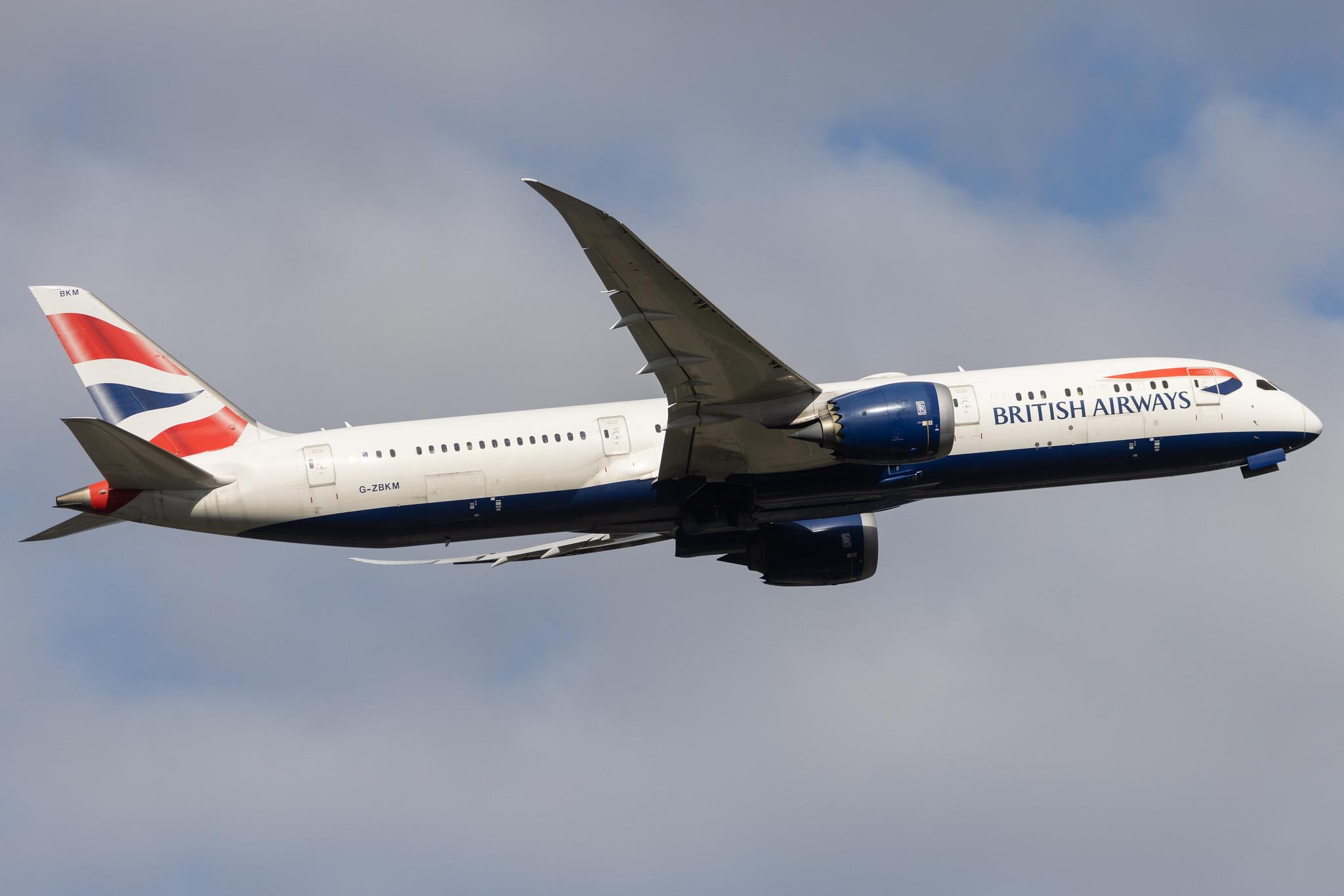 London Heathrow: British Airways (BA / BAW) |  Boeing 787-9 Dreamliner B789 | G-ZBKM | MSN 38629