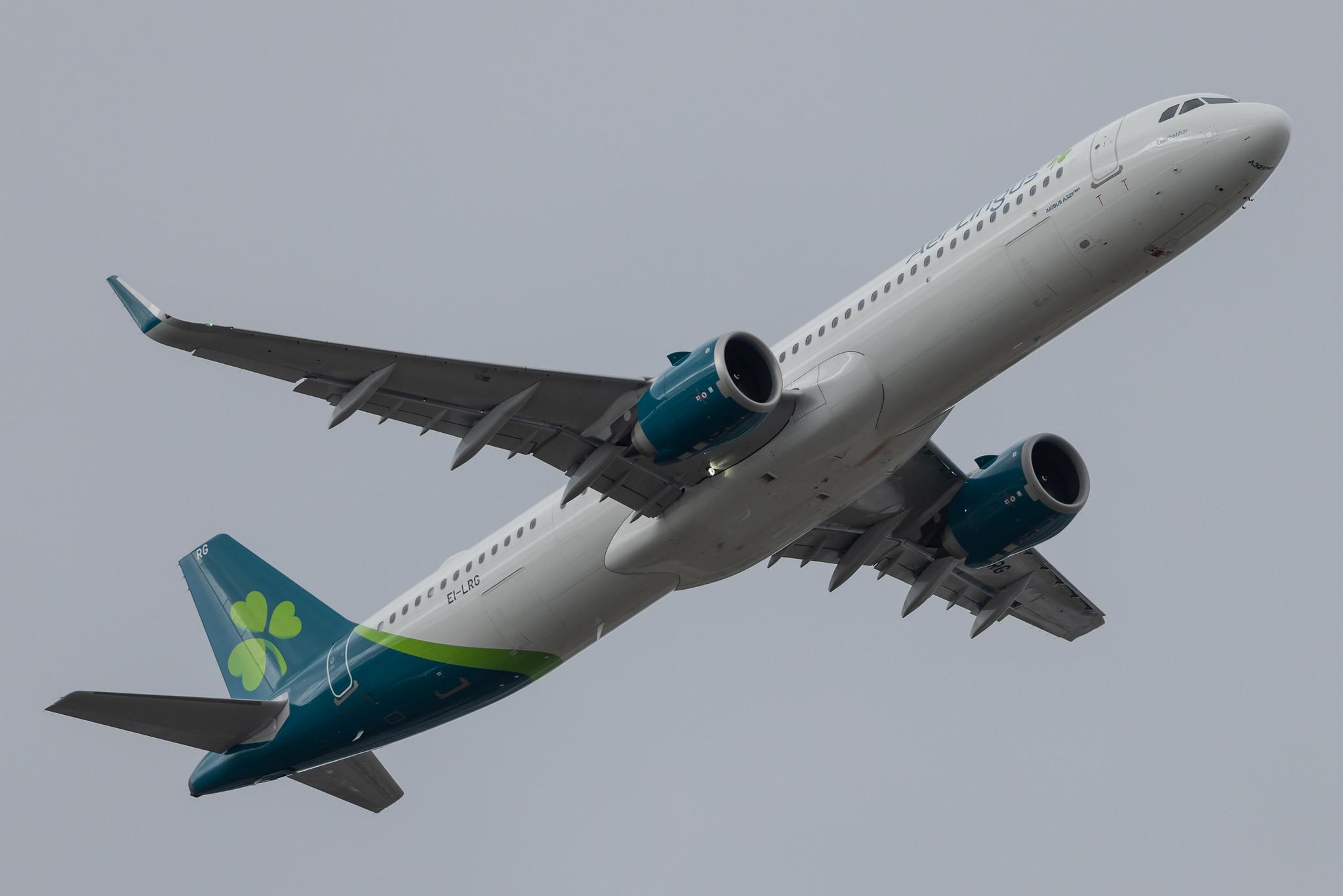 London Heathrow: Aer Lingus (EI / EIN) |  Airbus A321-253NX A21N | EI-LRG | MSN 10291