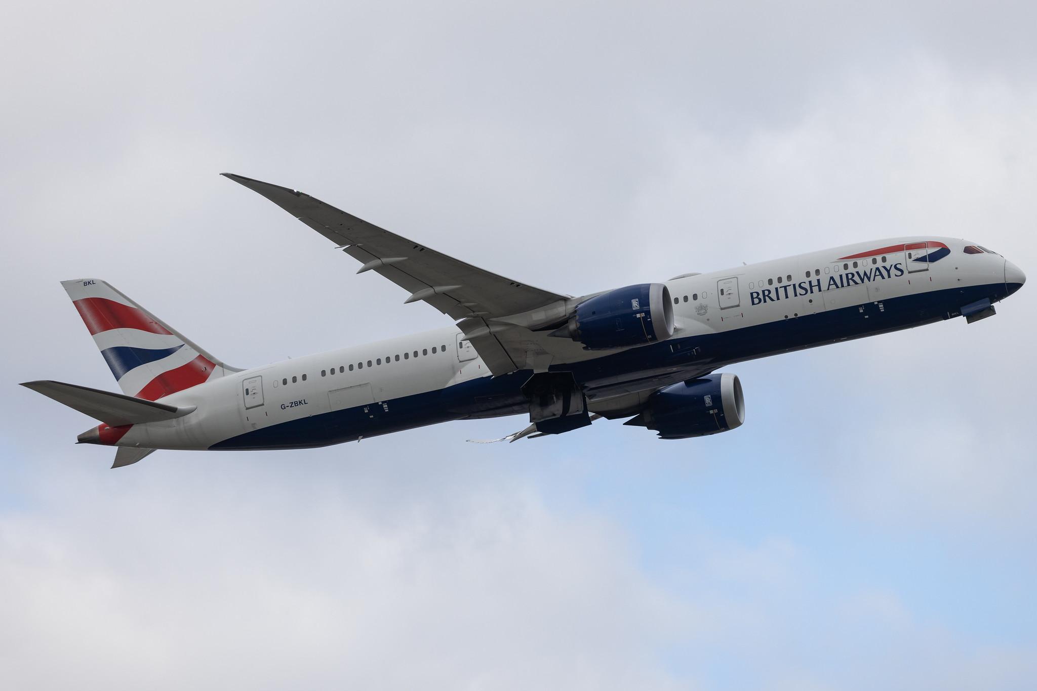 London Heathrow: British Airways (BA / BAW) |  Boeing 787-9 Dreamliner B789 | G-ZBKL | MSN 38628