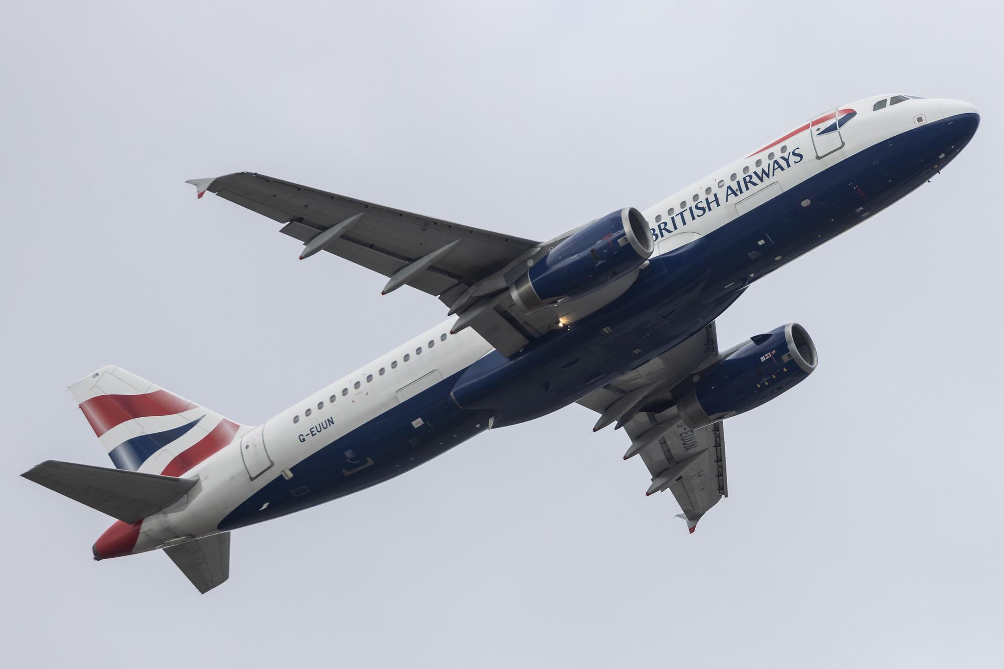 London Heathrow: British Airways (BA / BAW) |  Airbus A320-232 A320 | G-EUUN | MSN 1910