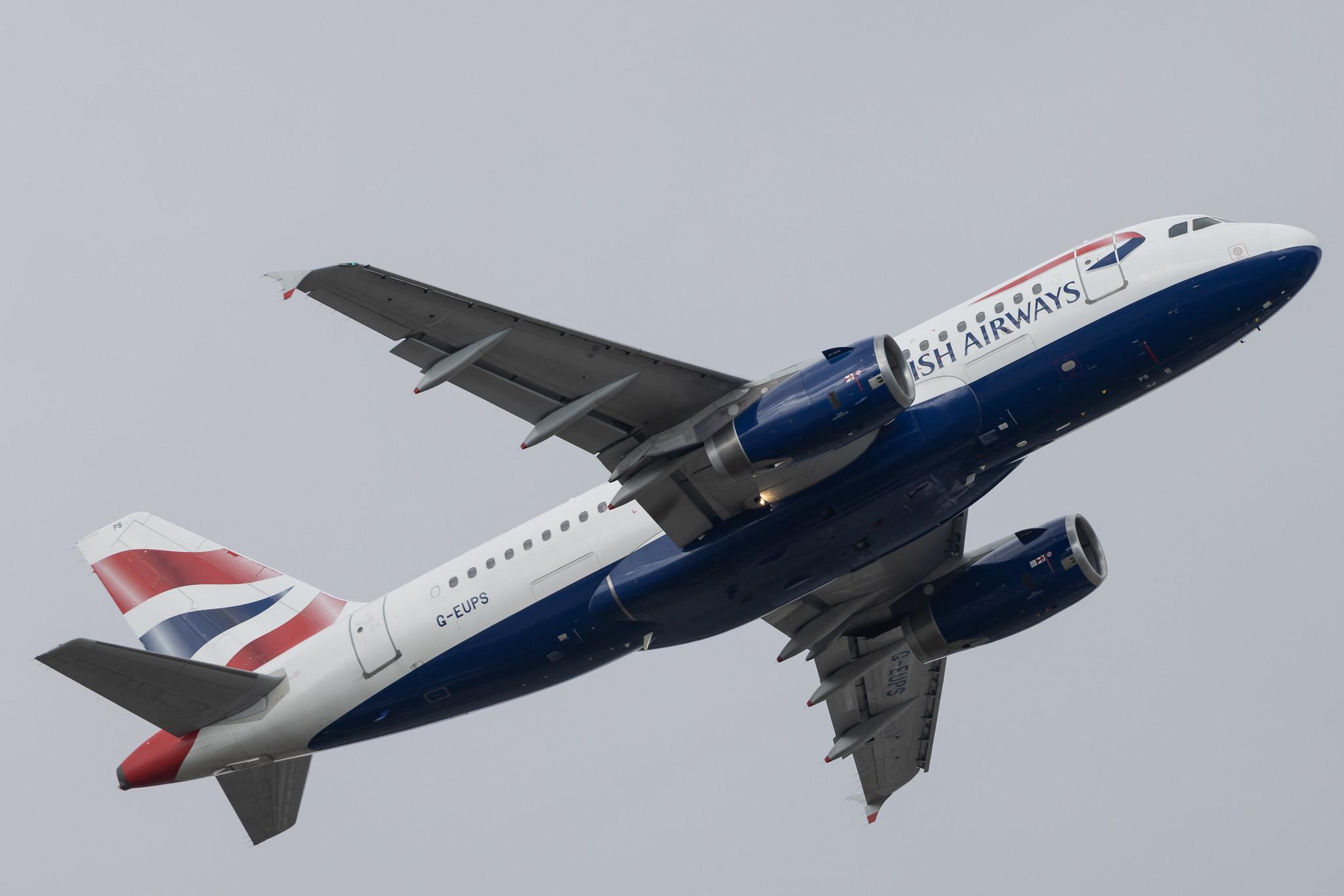 London Heathrow: British Airways (BA / BAW) |  Airbus A319-131 A319 | G-EUPS | MSN 1338