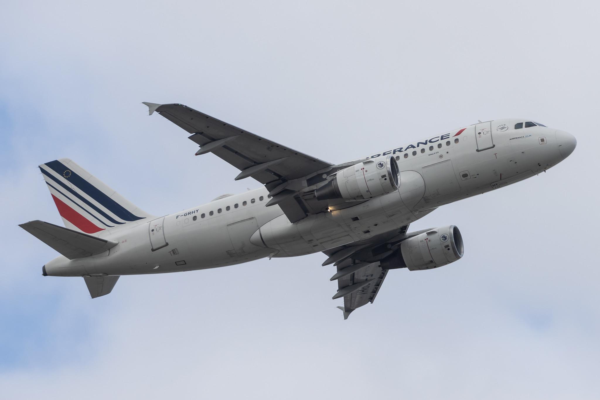 London Heathrow: Air France (AF / AFR) |  Airbus A319-111 A319 | F-GRHY | MSN 1616