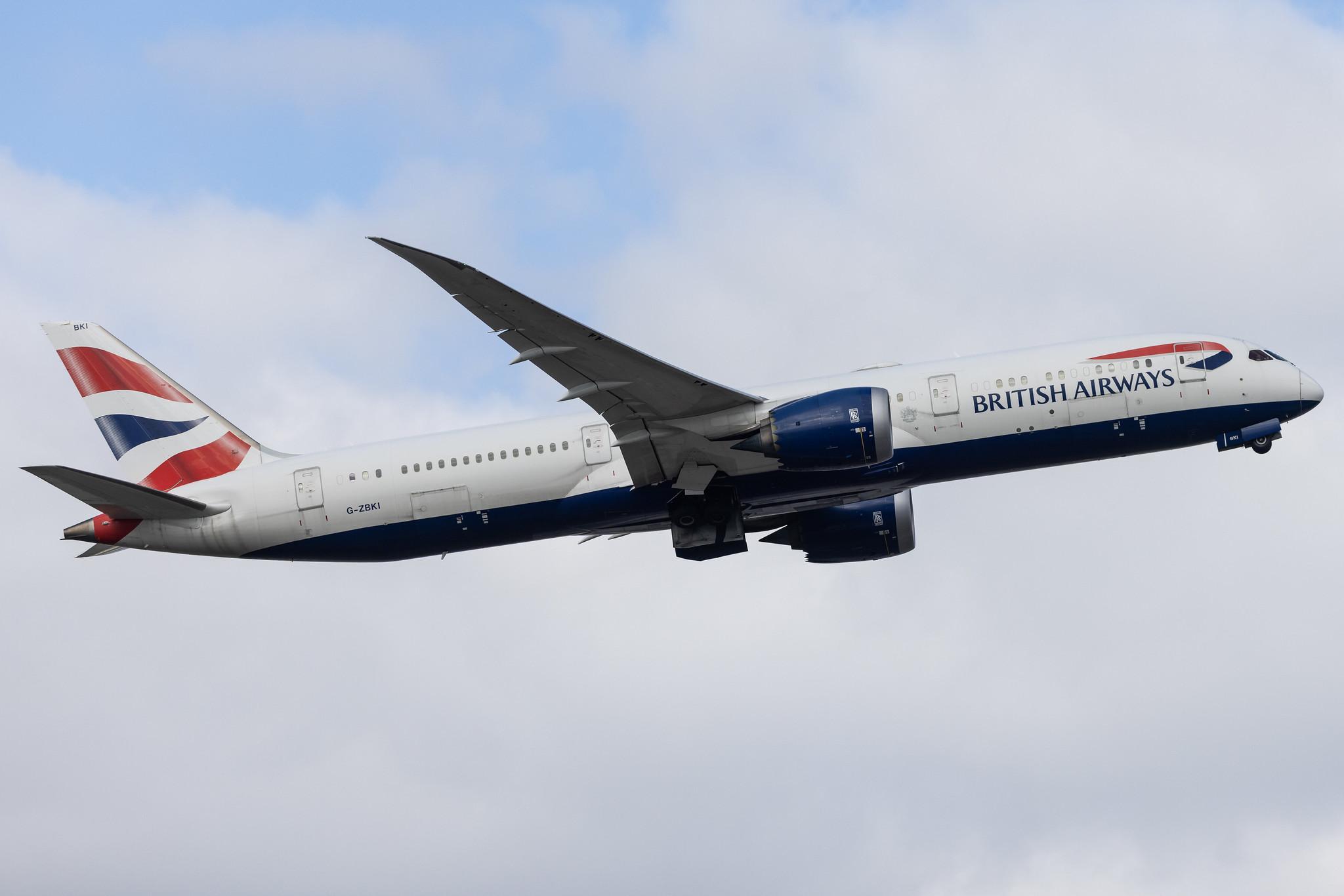 London Heathrow: British Airways (BA / BAW) |  Boeing 787-9 Dreamliner B789 | G-ZBKI | MSN 38625