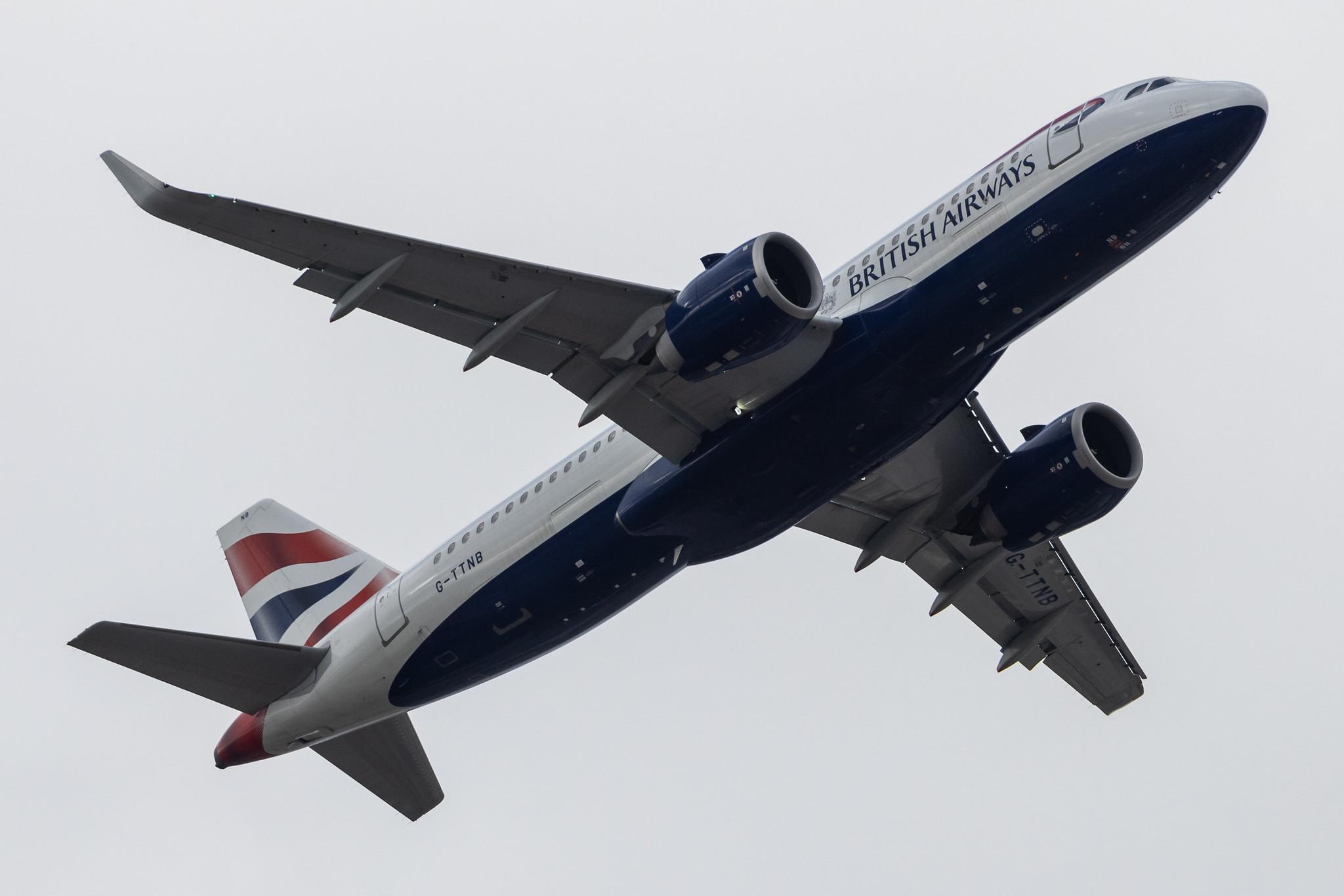 London Heathrow: British Airways (BA / BAW) |  Airbus A320-251N A20N | G-TTNB | MSN 8139