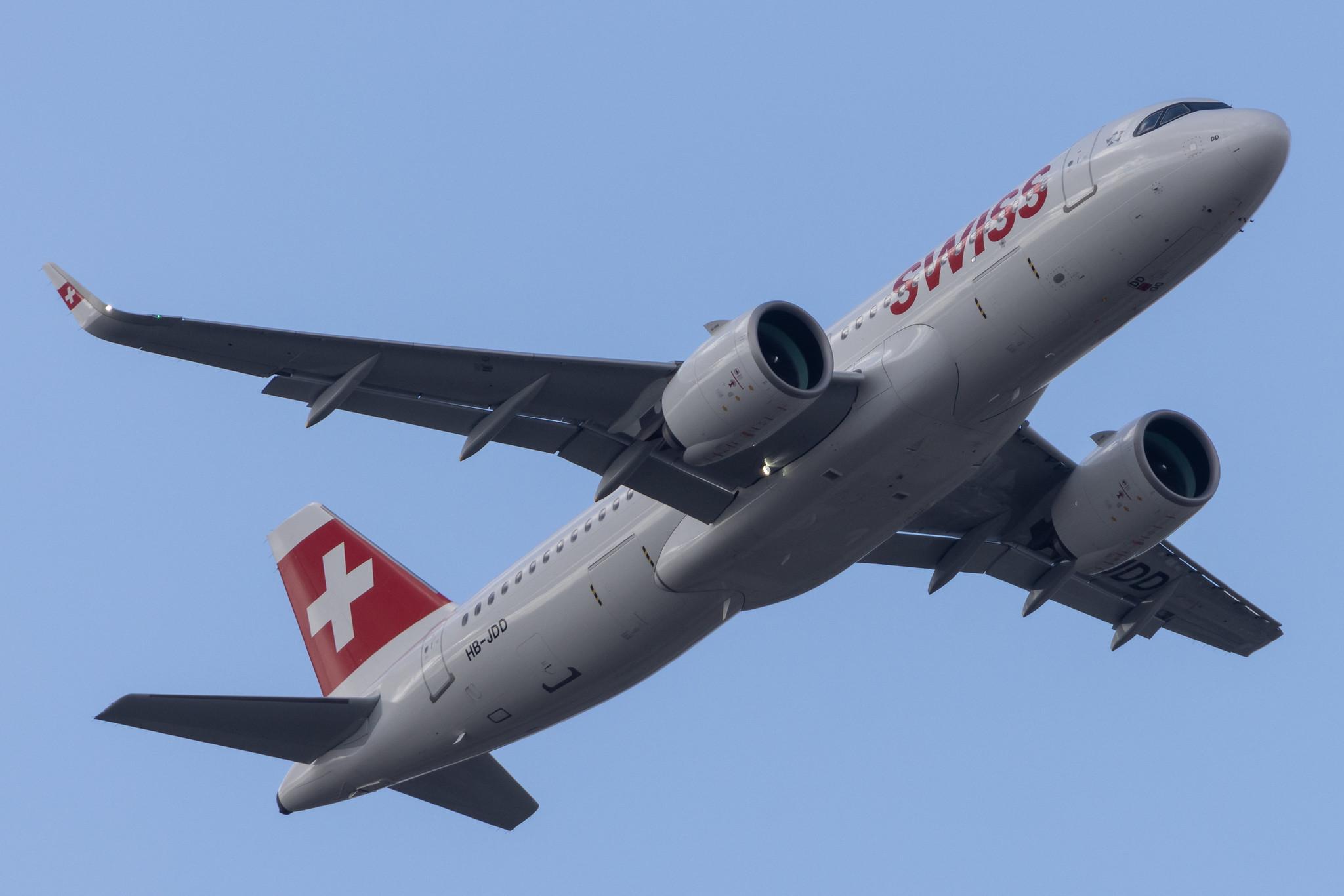 London Heathrow: Swiss (LX / SWR) |  Airbus A320-271N A20N | HB-JDD | MSN 10944