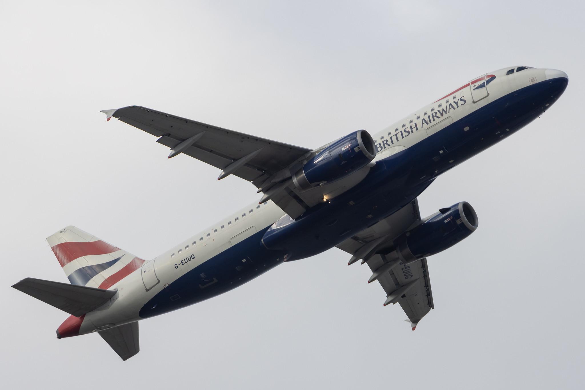 London Heathrow: British Airways (BA / BAW) |  Airbus A320-232 A320 | G-EUUG | MSN 1812