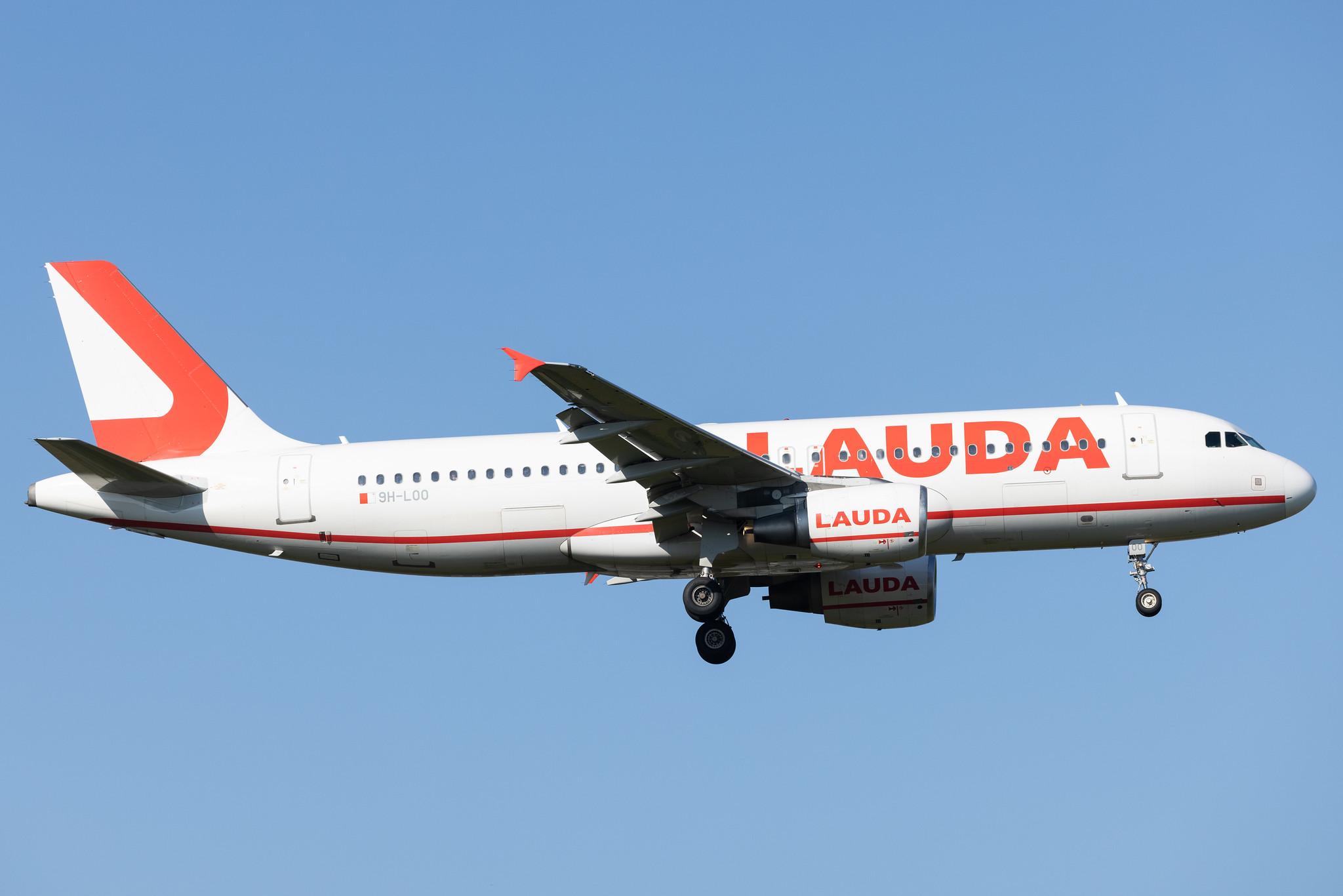 Hamburg Airport: Lauda Europe (LW / LDA) | Airbus A320-214 A320 | 9H-LOO | MSN 03027