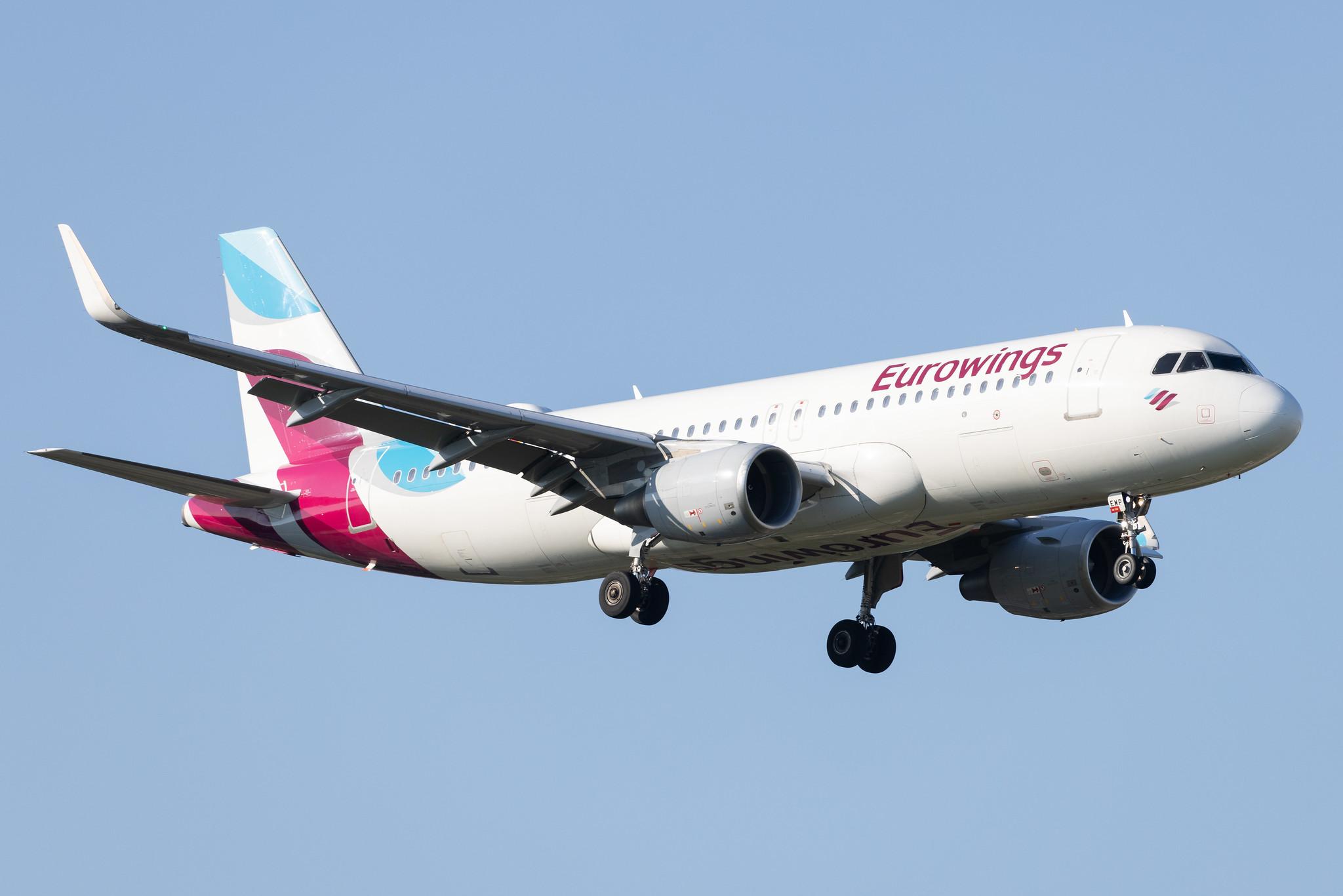 Hamburg Airport: Eurowings (EW / EWG) | Airbus A320-214 A320 | D-AEWP | MSN 7377