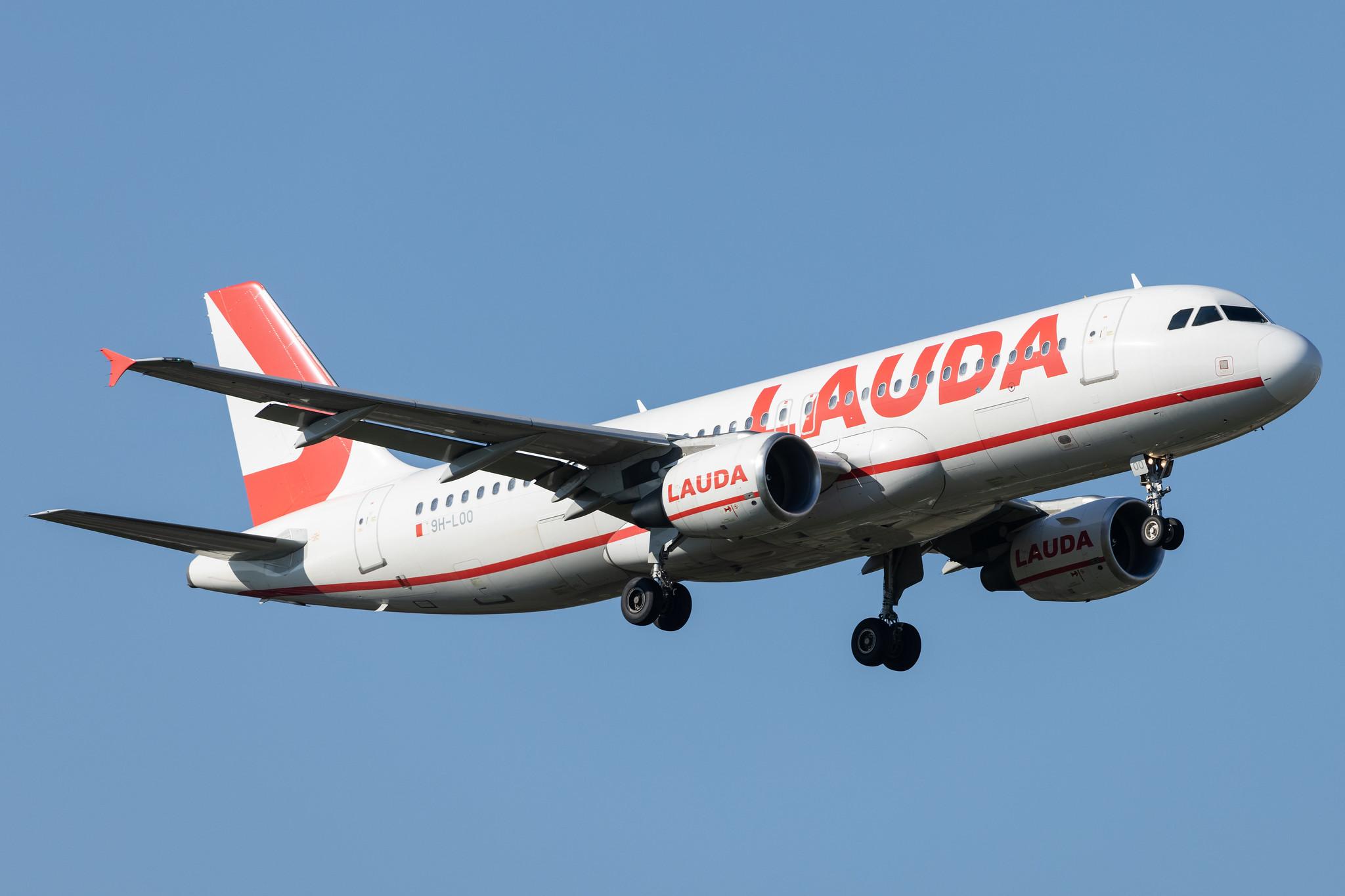 Hamburg Airport: Lauda Europe (LW / LDA) | Airbus A320-214 A320 | 9H-LOO | MSN 03027