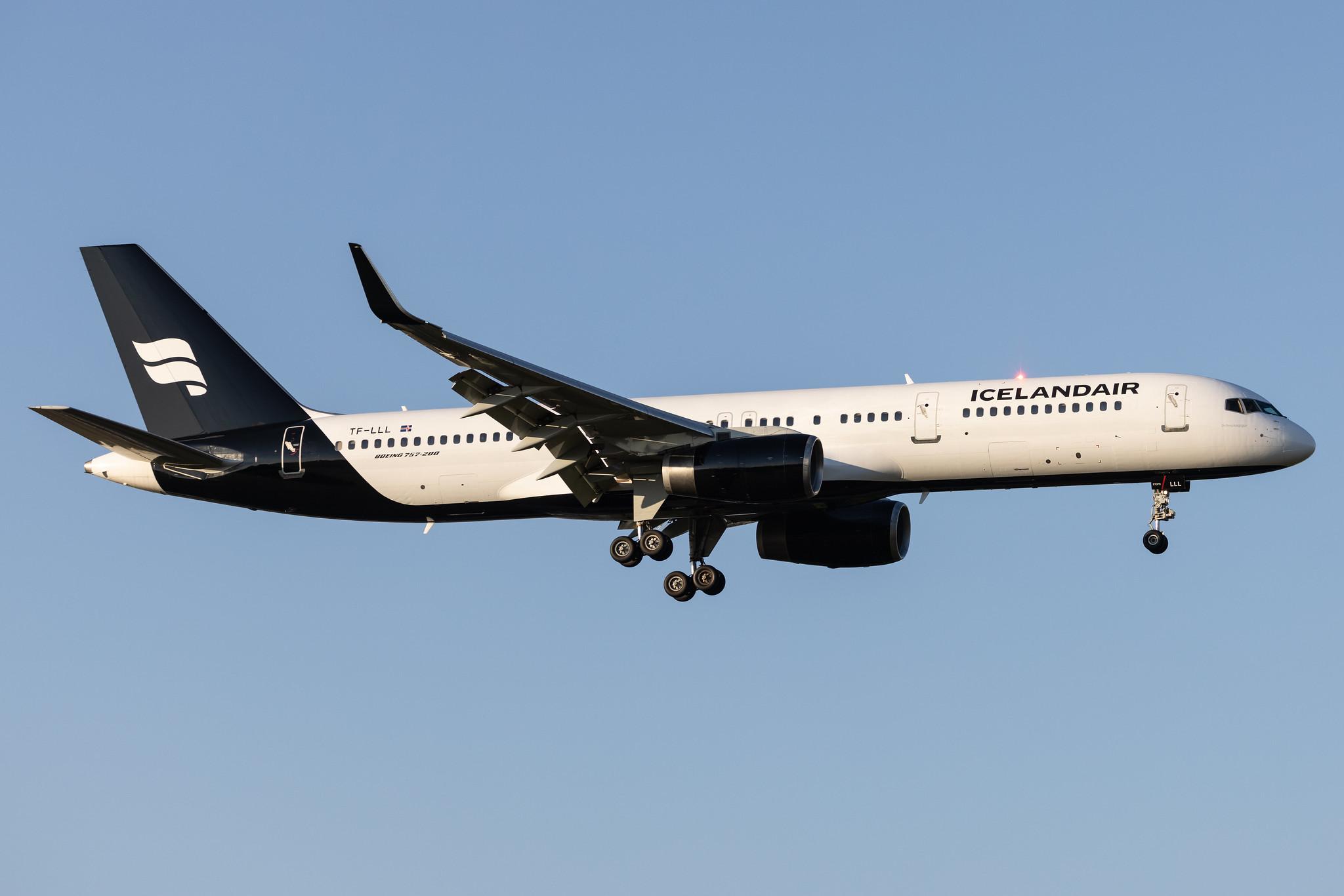 Hamburg Airport: Icelandair (FI / ICE) | Boeing 757-256 B752 | TF-LLL | MSN 29307